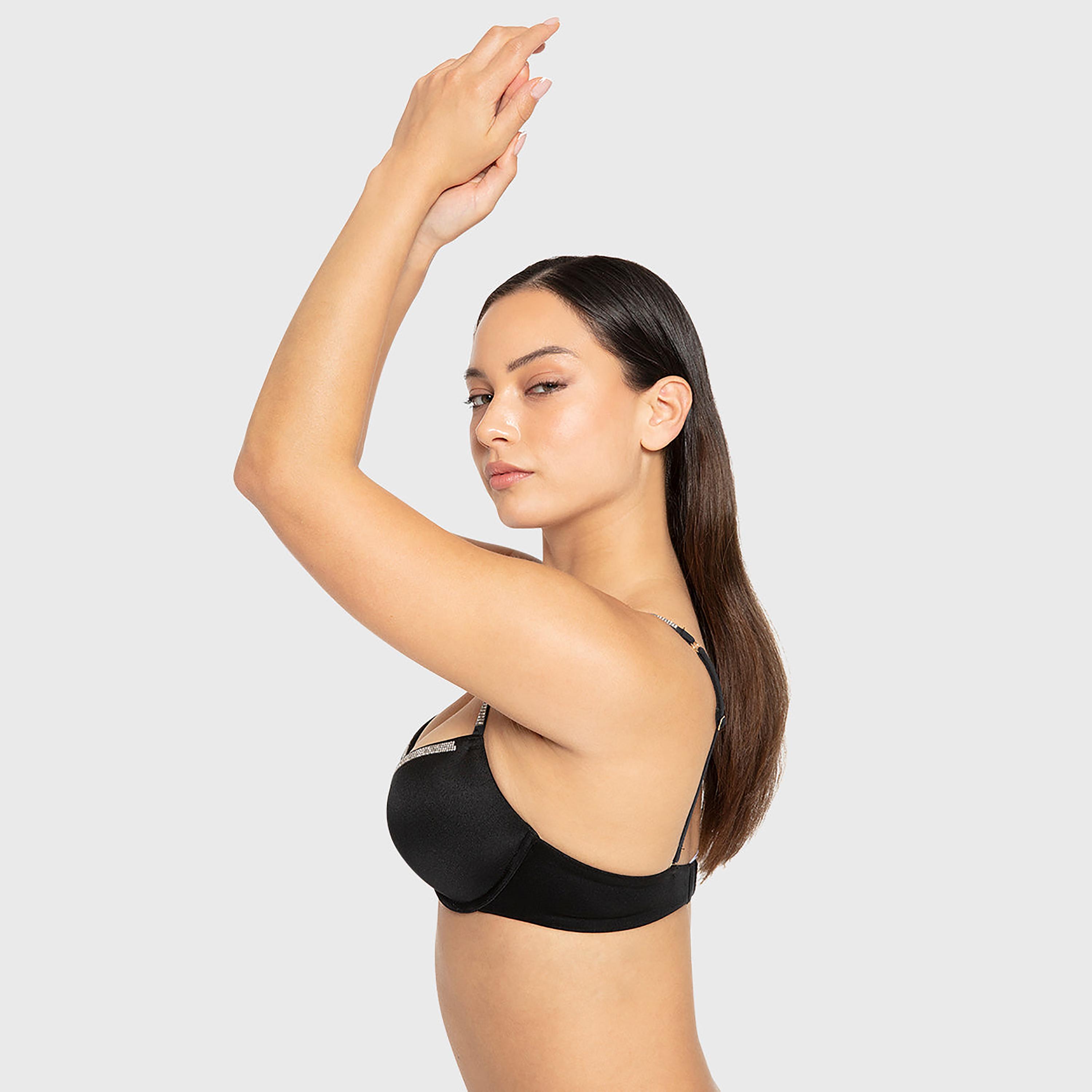 حمالة صدر نسائية بوش أب هالو شوجر بسلك ودعم عالي مع حشوة من لا سينزا-women-clothing-lingerie-bras-image-6