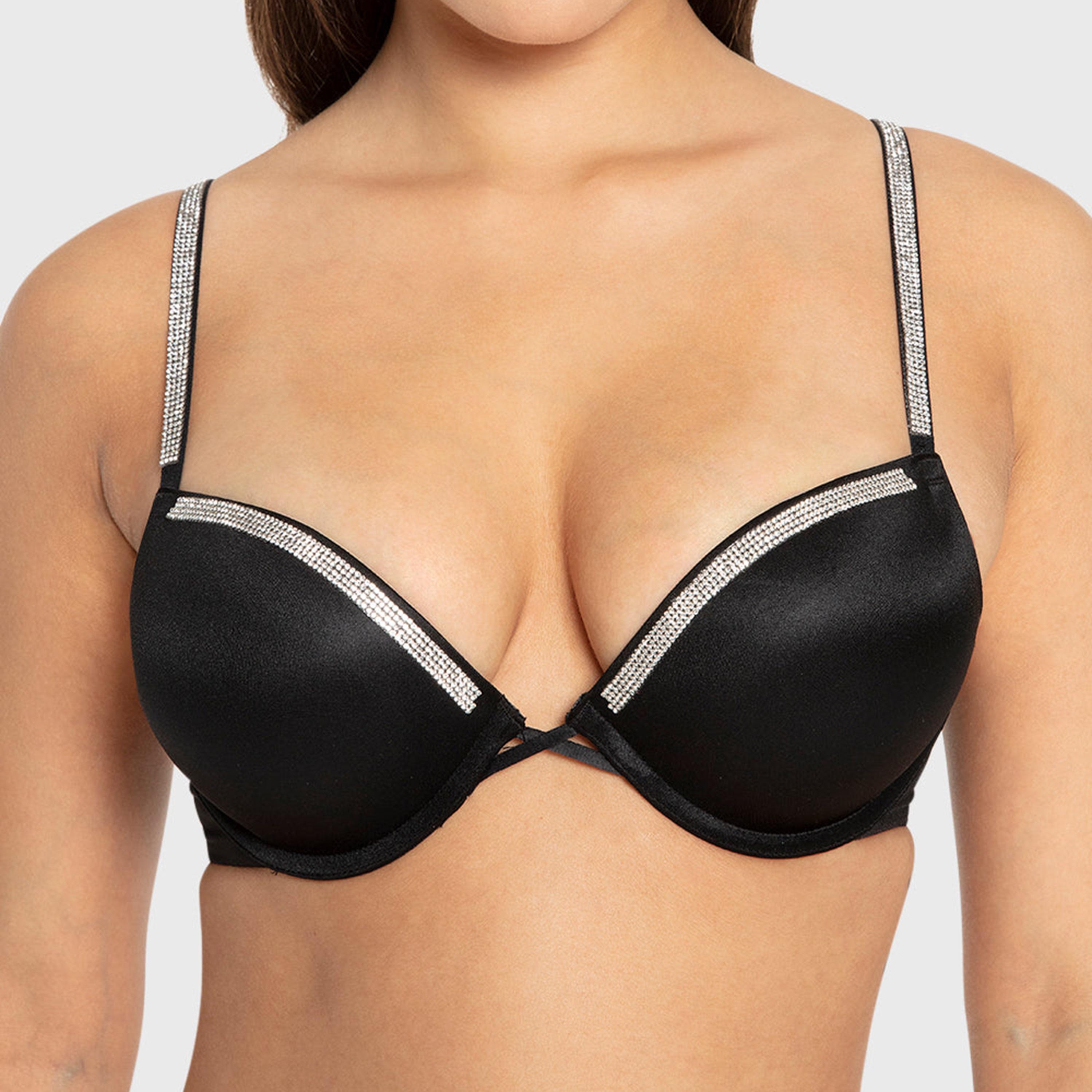 حمالة صدر نسائية بوش أب هالو شوجر بسلك ودعم عالي مع حشوة من لا سينزا-women-clothing-lingerie-bras-image-8