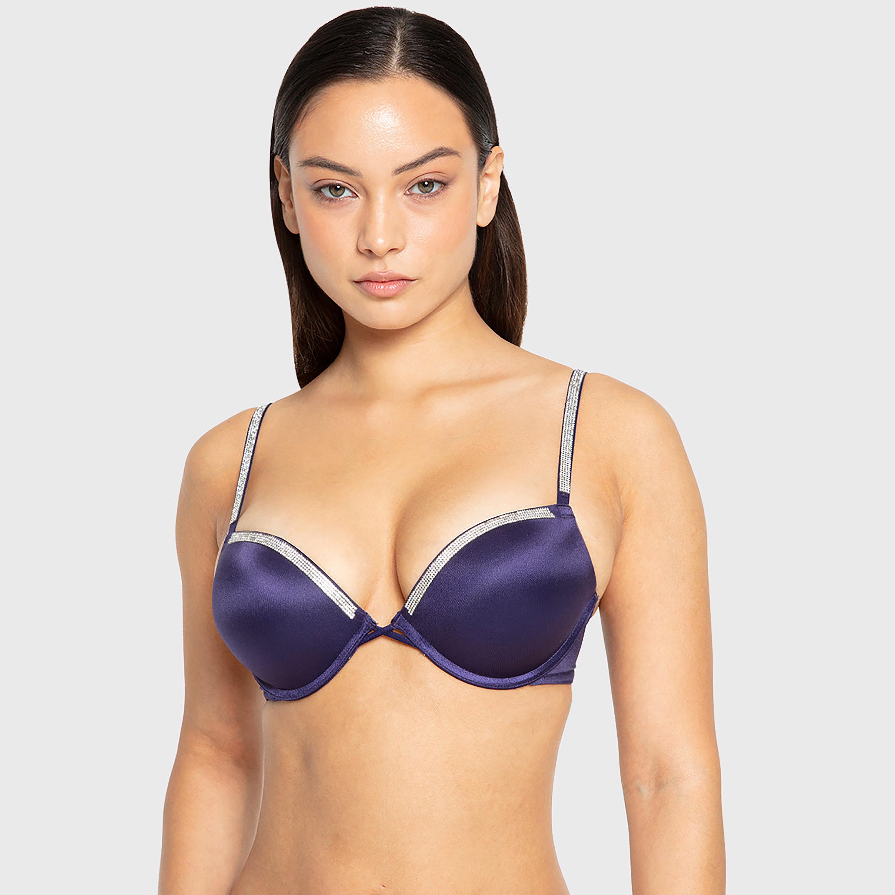 حمالة صدر نسائية بوش أب هالو شوجر بسلك ودعم عالي مع حشوة من لا سينزا-women-clothing-lingerie-bras-image-1