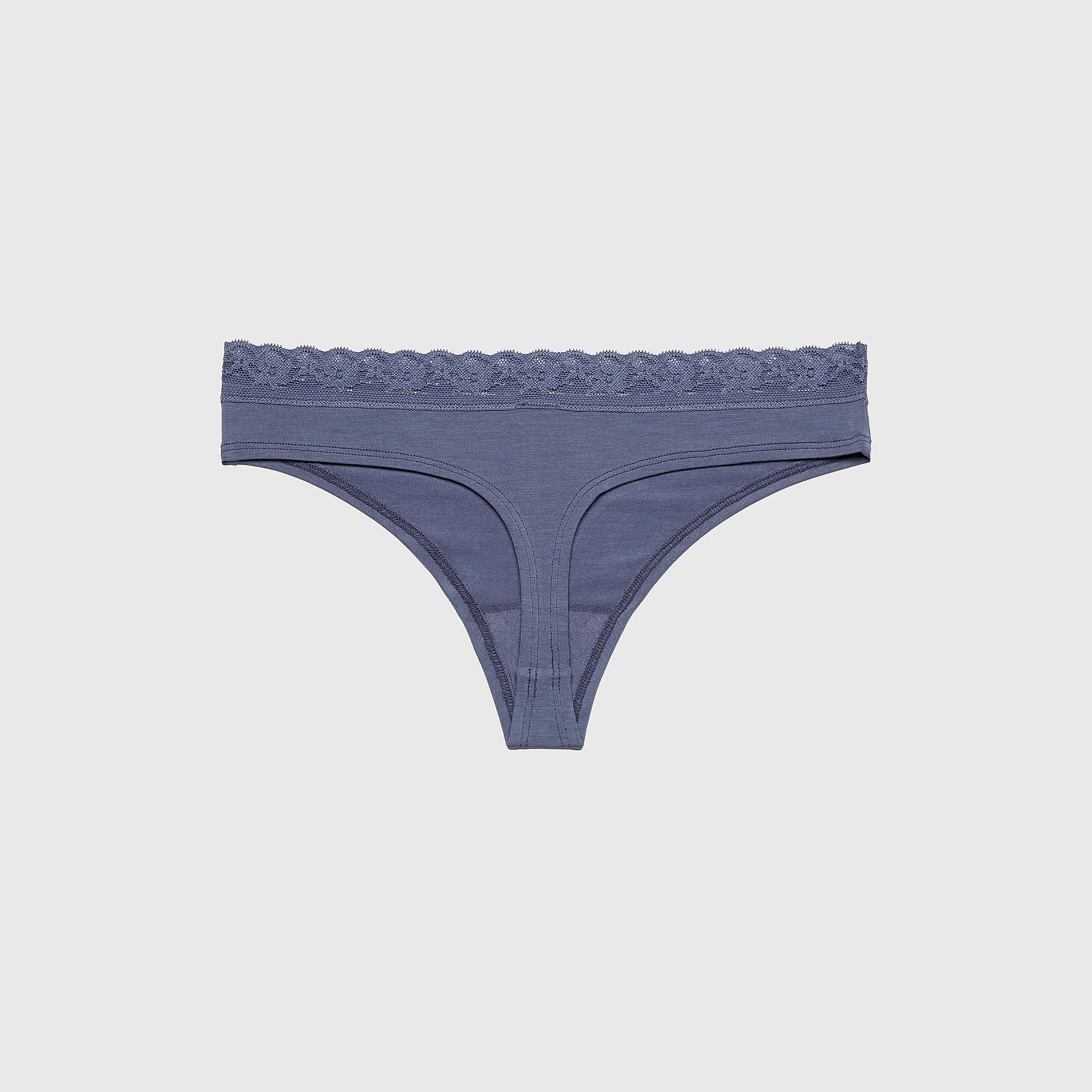 La Senza Ultrasoft Modal Low Coverage Women's Thong Panties-women-clothing-lingerie-panties-image-19