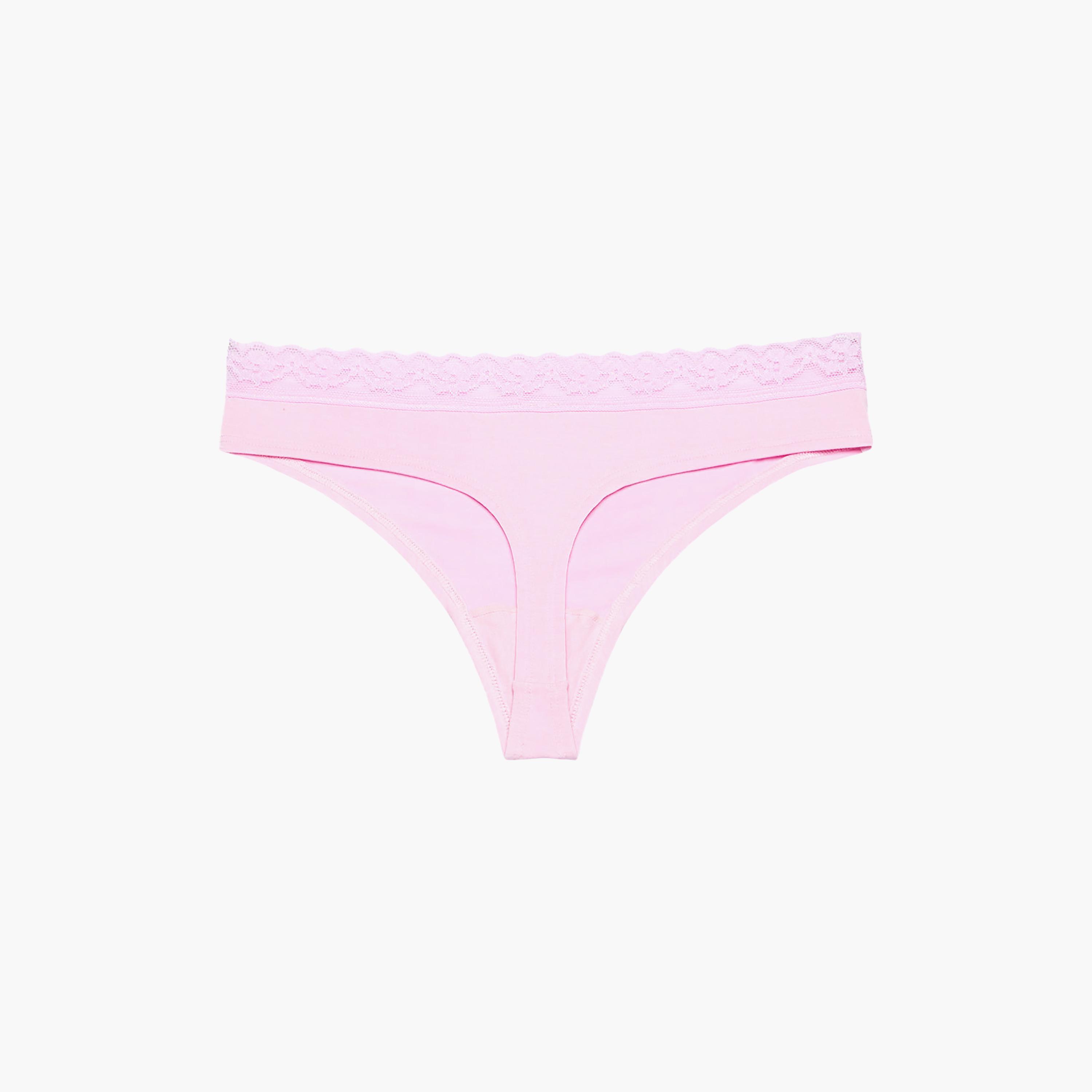 La Senza Ultrasoft Modal Low Coverage Women's Thong Panties-women-clothing-lingerie-panties-image-7