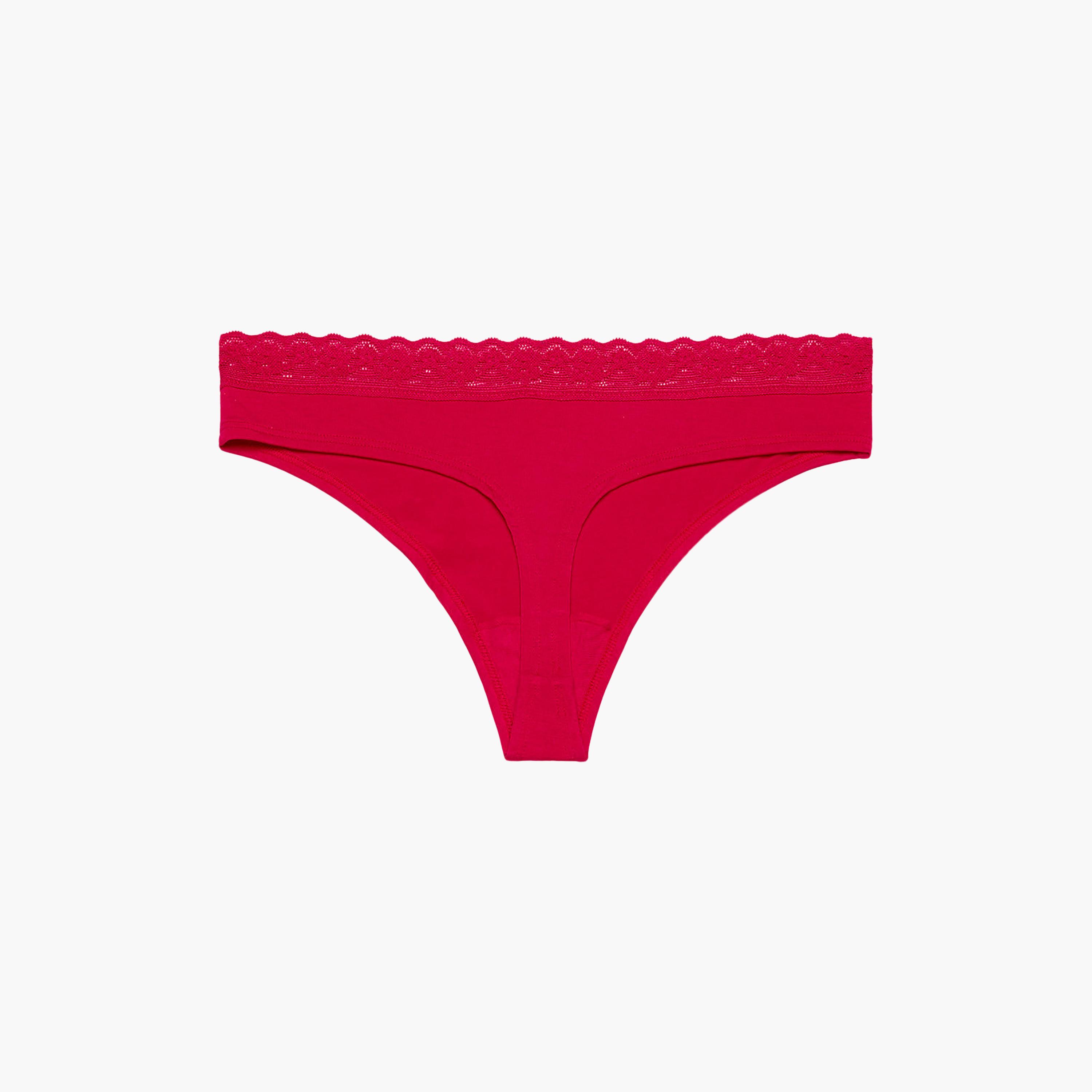 La Senza Ultrasoft Modal Low Coverage Women's Thong Panties-women-clothing-lingerie-panties-image-3