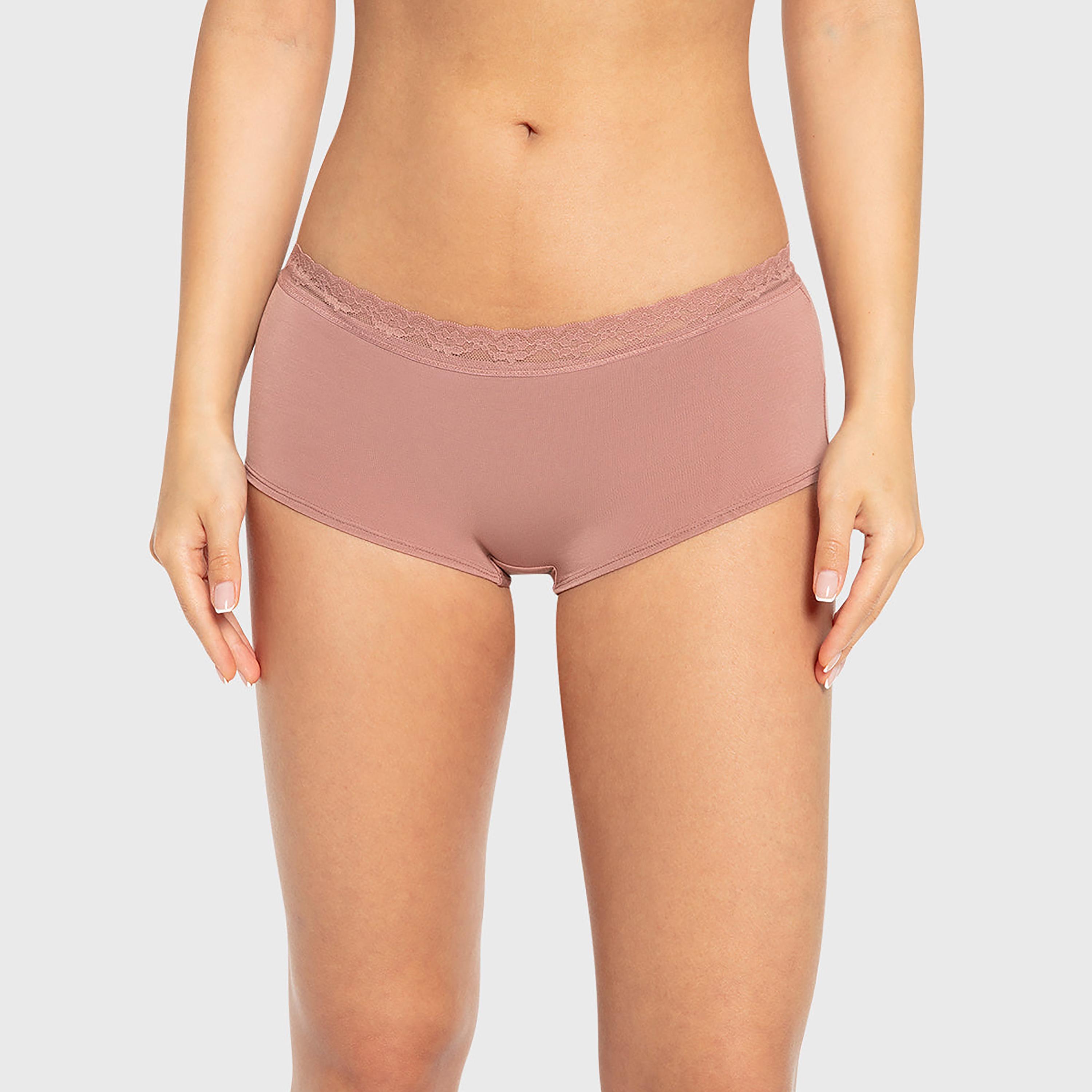 سروال داخلي نسائي "بوي شورت" تغطية كاملة "تريند" فائق النعومة من لا سنزا-women-clothing-lingerie-panties-image-1