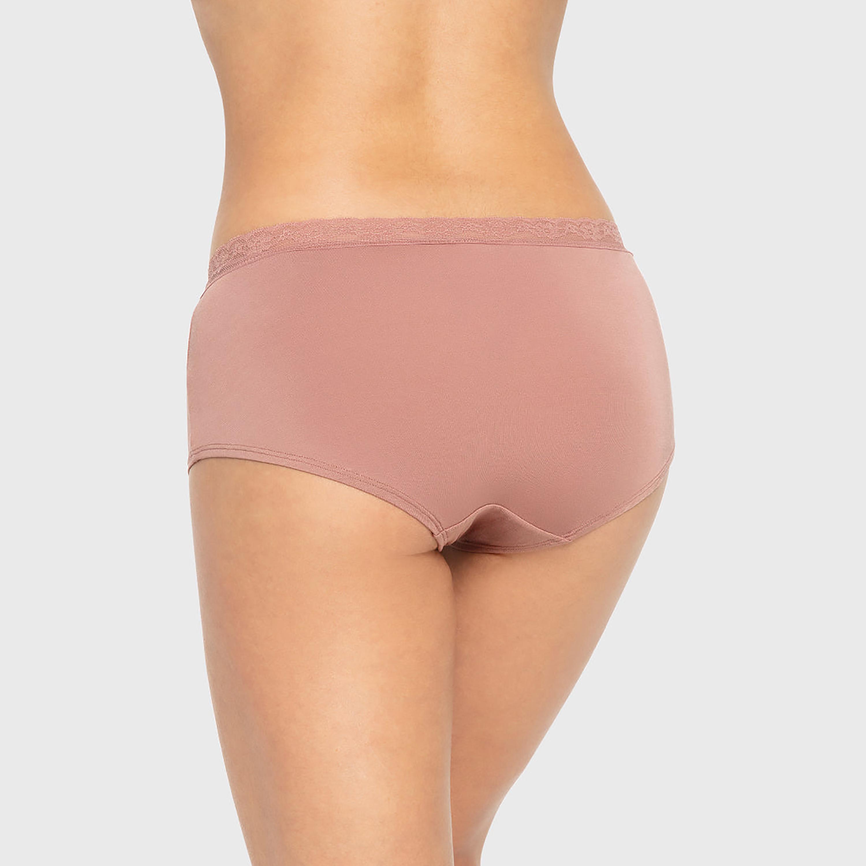 سروال داخلي نسائي "بوي شورت" تغطية كاملة "تريند" فائق النعومة من لا سنزا-women-clothing-lingerie-panties-image-3
