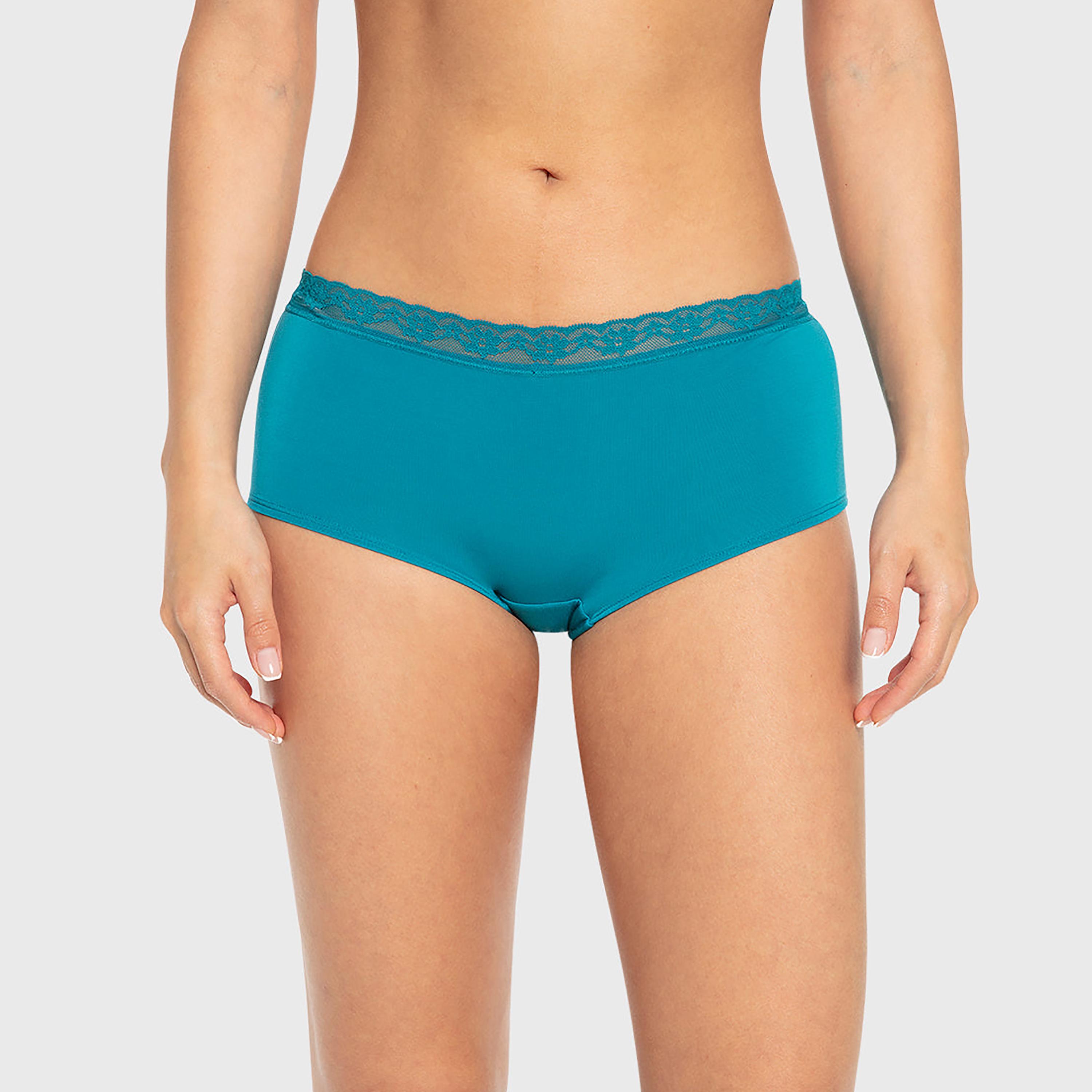 سروال داخلي نسائي "بوي شورت" تغطية كاملة "تريند" فائق النعومة من لا سنزا-women-clothing-lingerie-panties-image-1