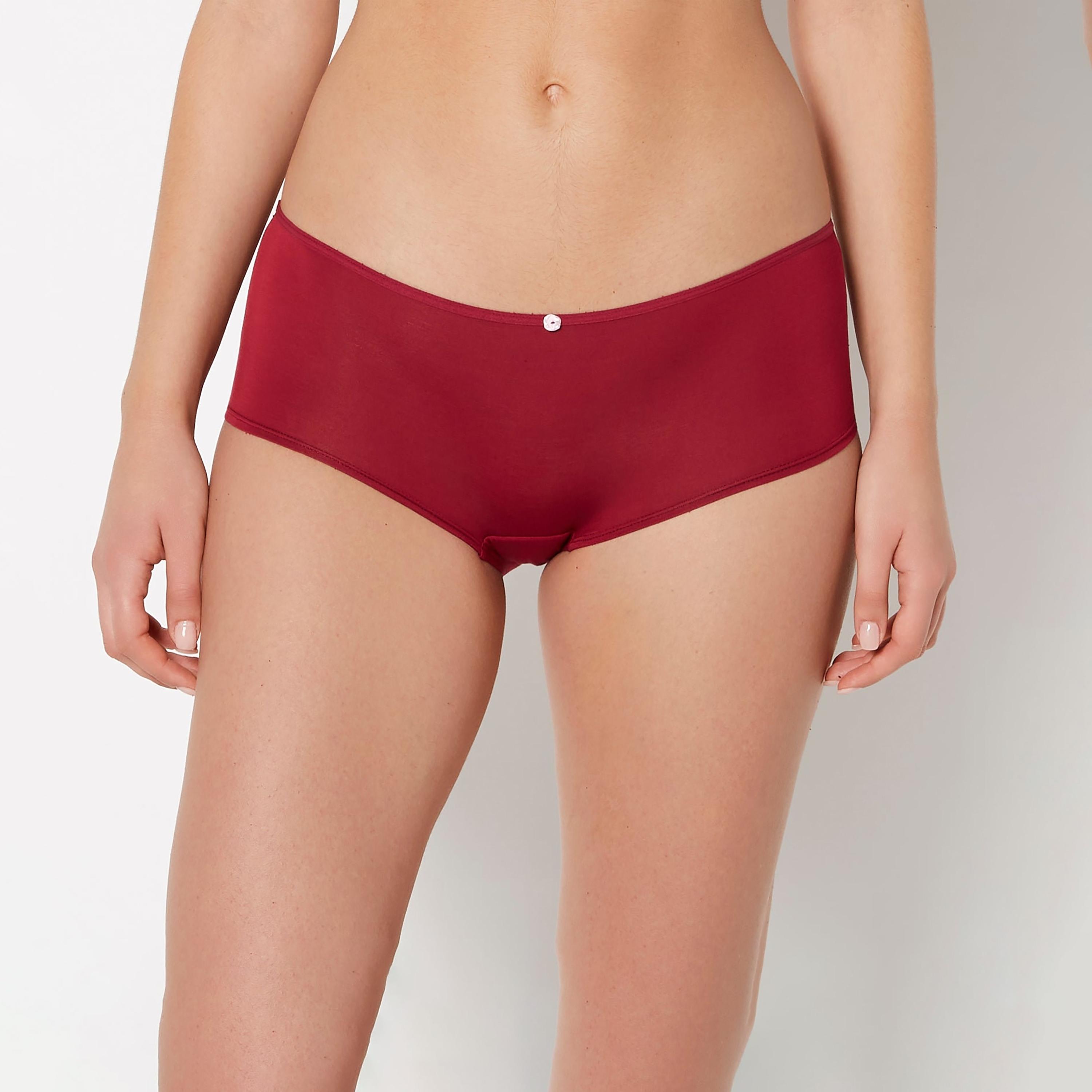 سروال داخلي نسائي "بوي شورت" تغطية كاملة "تريند" فائق النعومة من لا سنزا-women-clothing-lingerie-panties-image-1