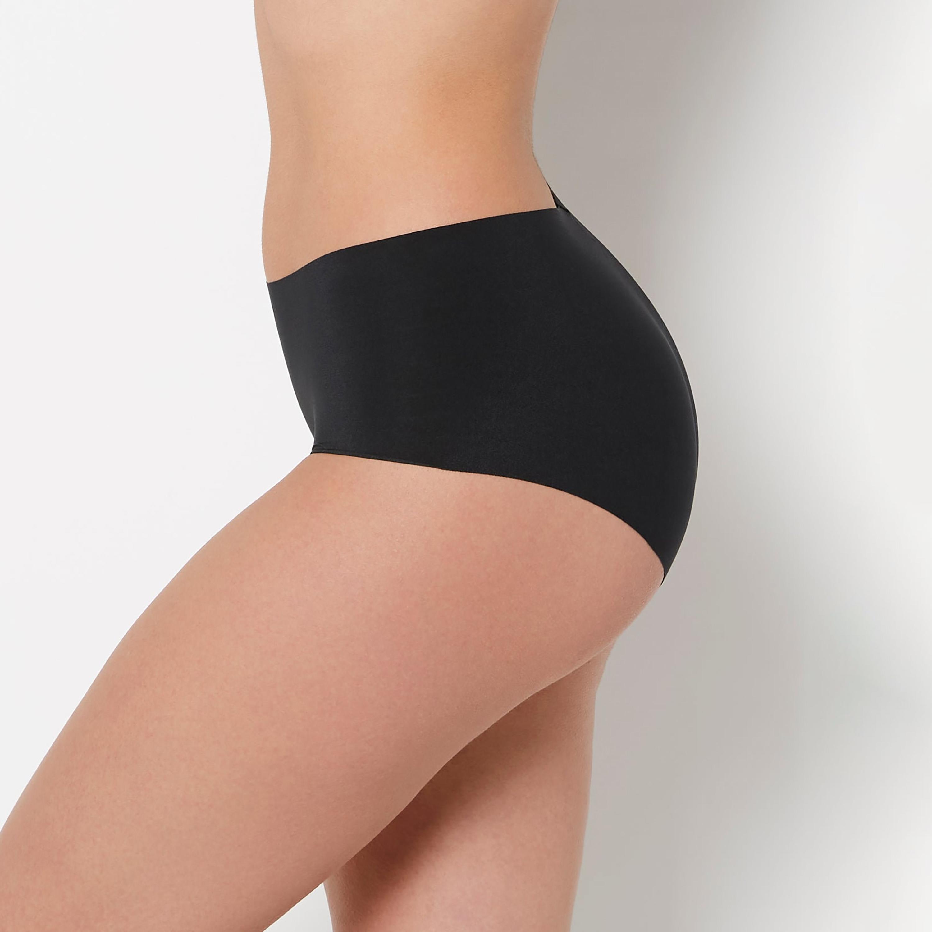سراويل داخلية (بريفز) نسائية تغطية كاملة "تريند" - أسود من لا سنزا-women-clothing-lingerie-panties-image-2
