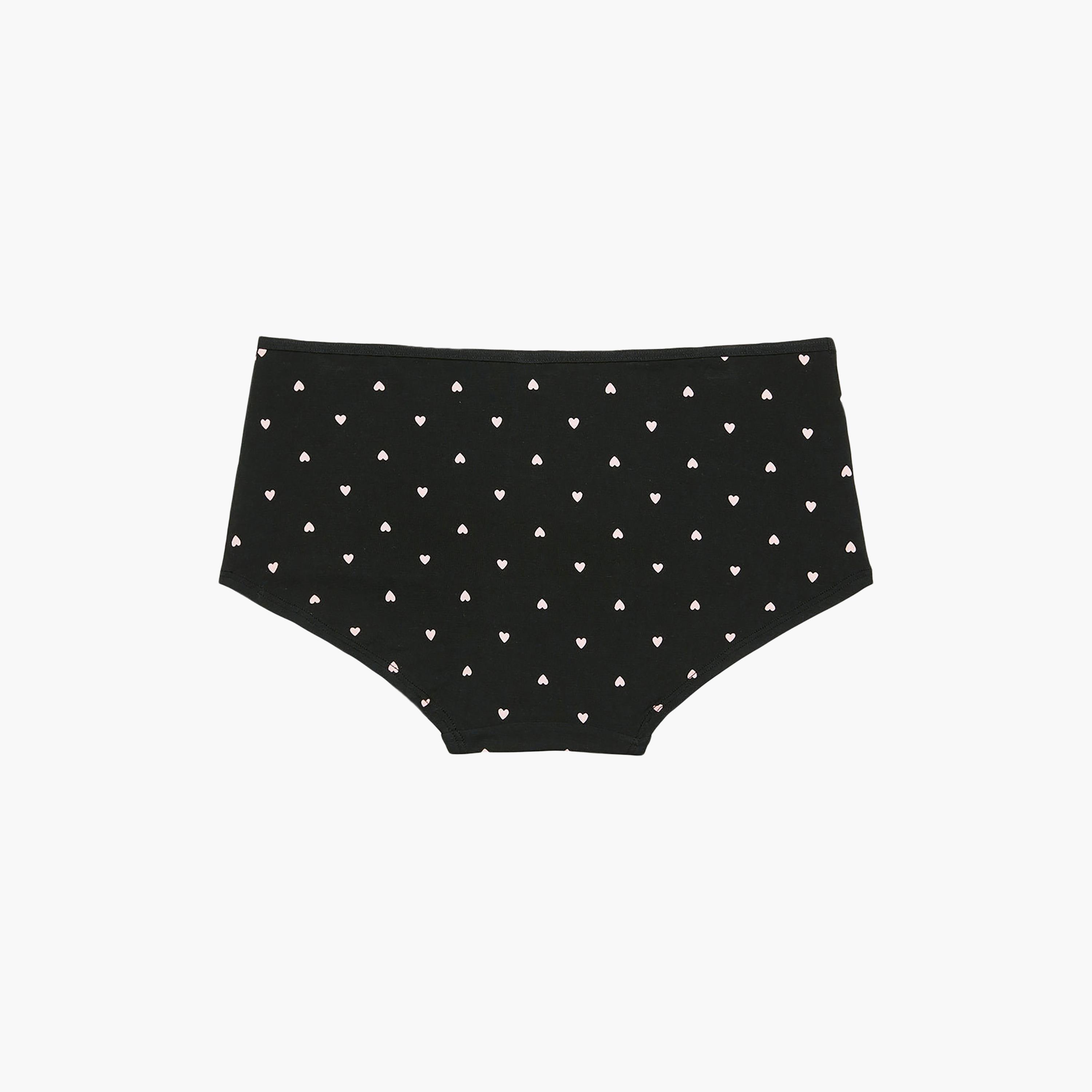La Senza Ultrasoft Modal Black Full Coverage Women's Boyshort Panties-women-clothing-lingerie-panties-image-5
