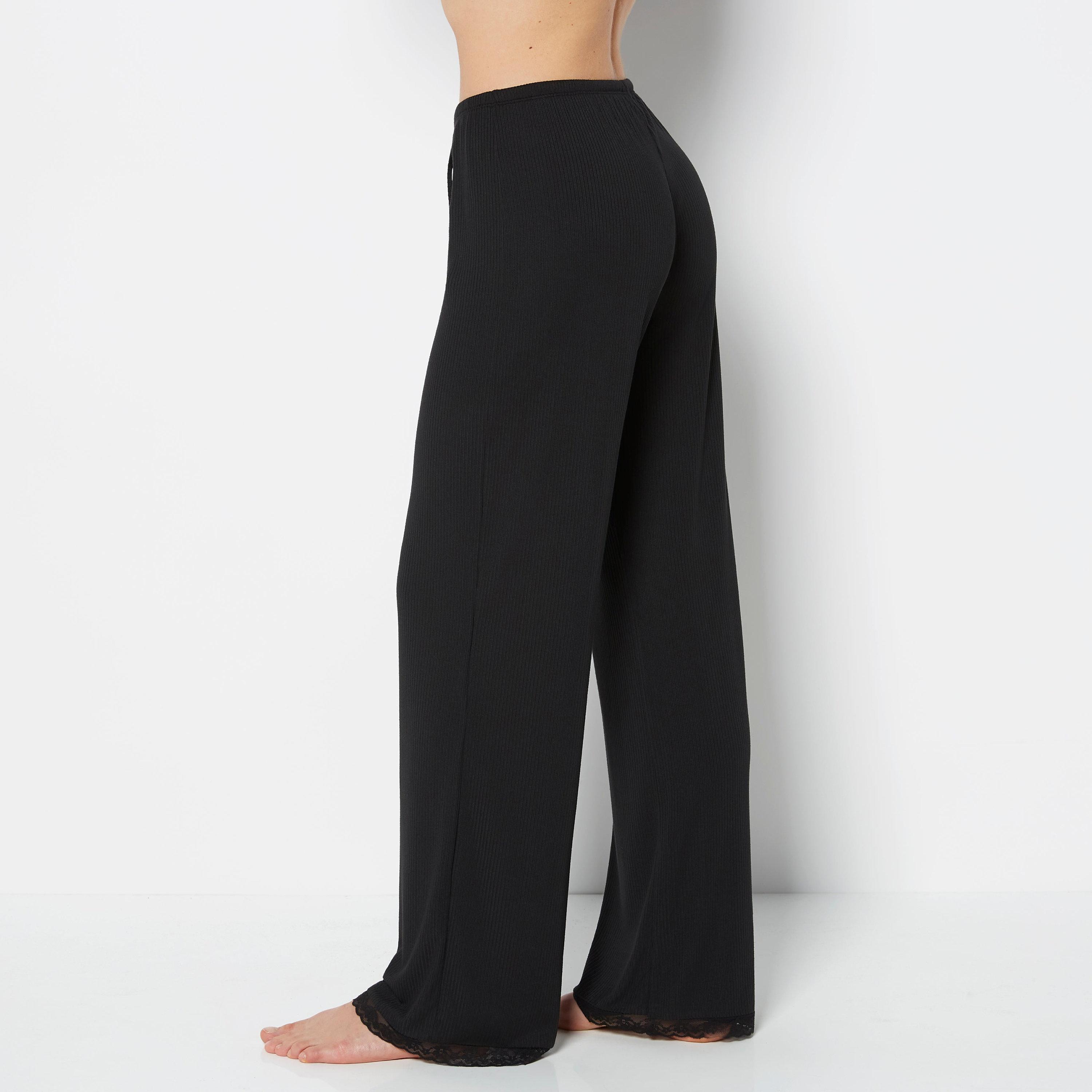 La Senza Plain High-Rise Elasticated Waist Women's Pyjamas-women-clothing-nightwear-pyjamas-bottoms-image-3