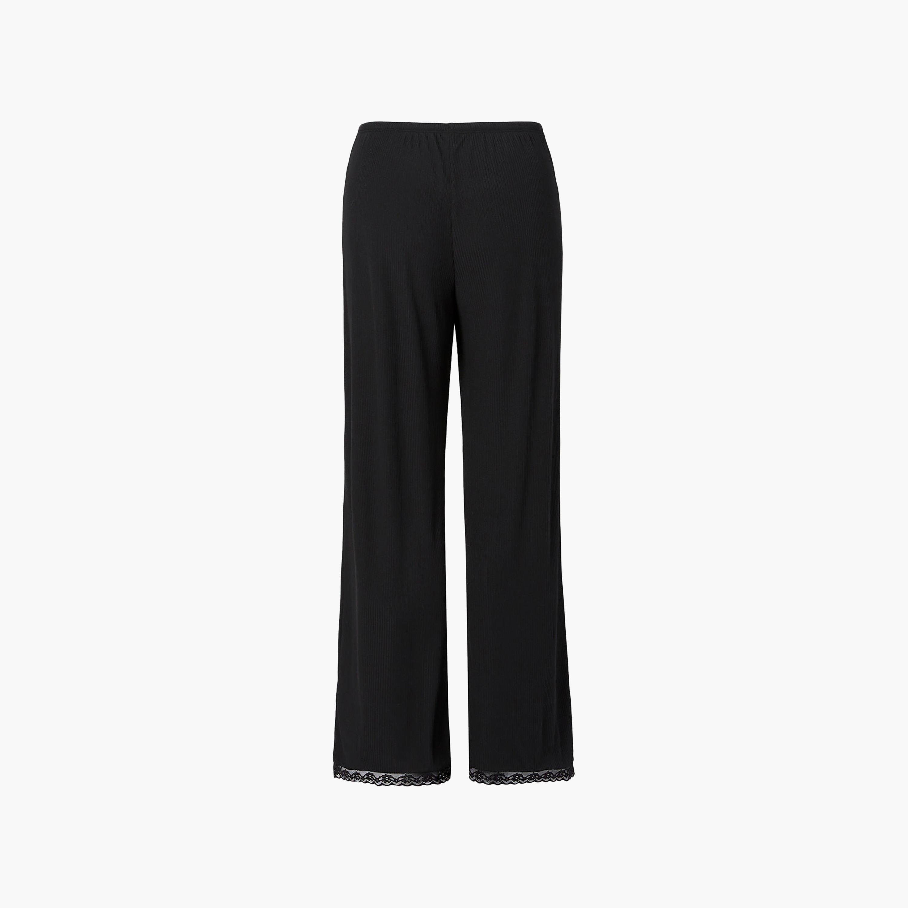 La Senza Plain High-Rise Elasticated Waist Women's Pyjamas-women-clothing-nightwear-pyjamas-bottoms-image-5