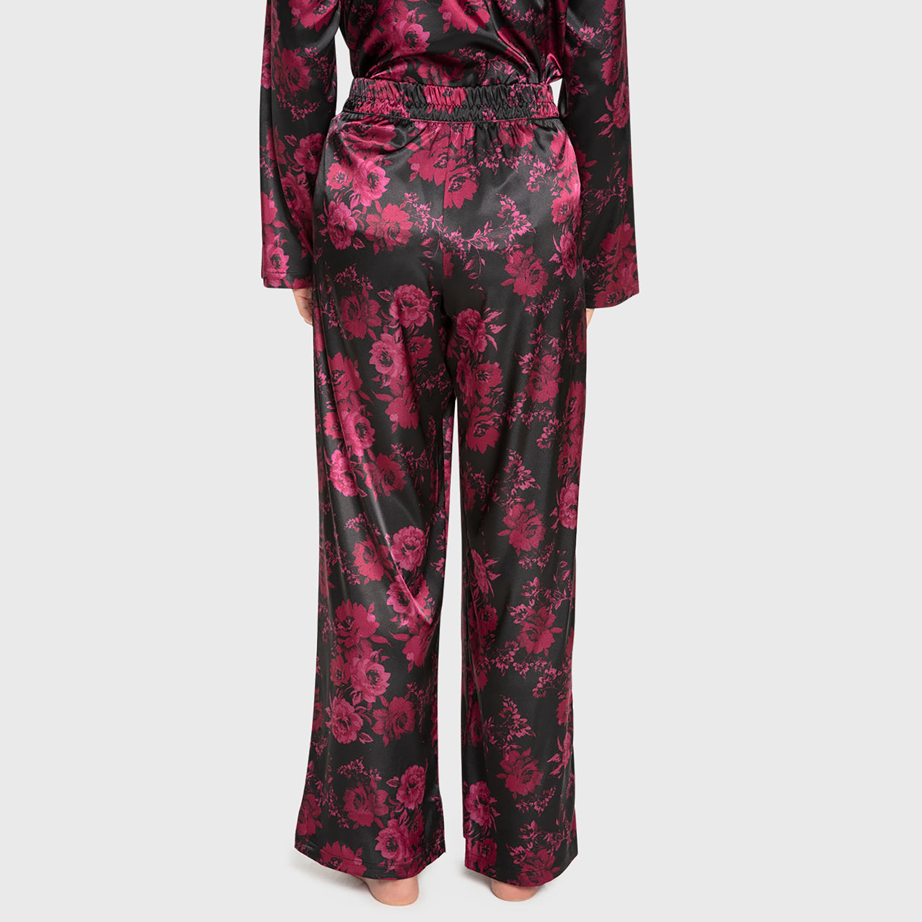 La Senza Sexy Satin Women's Shirt & Pyjama Set-women-clothing-nightwear-pyjamas-longsets-image-6