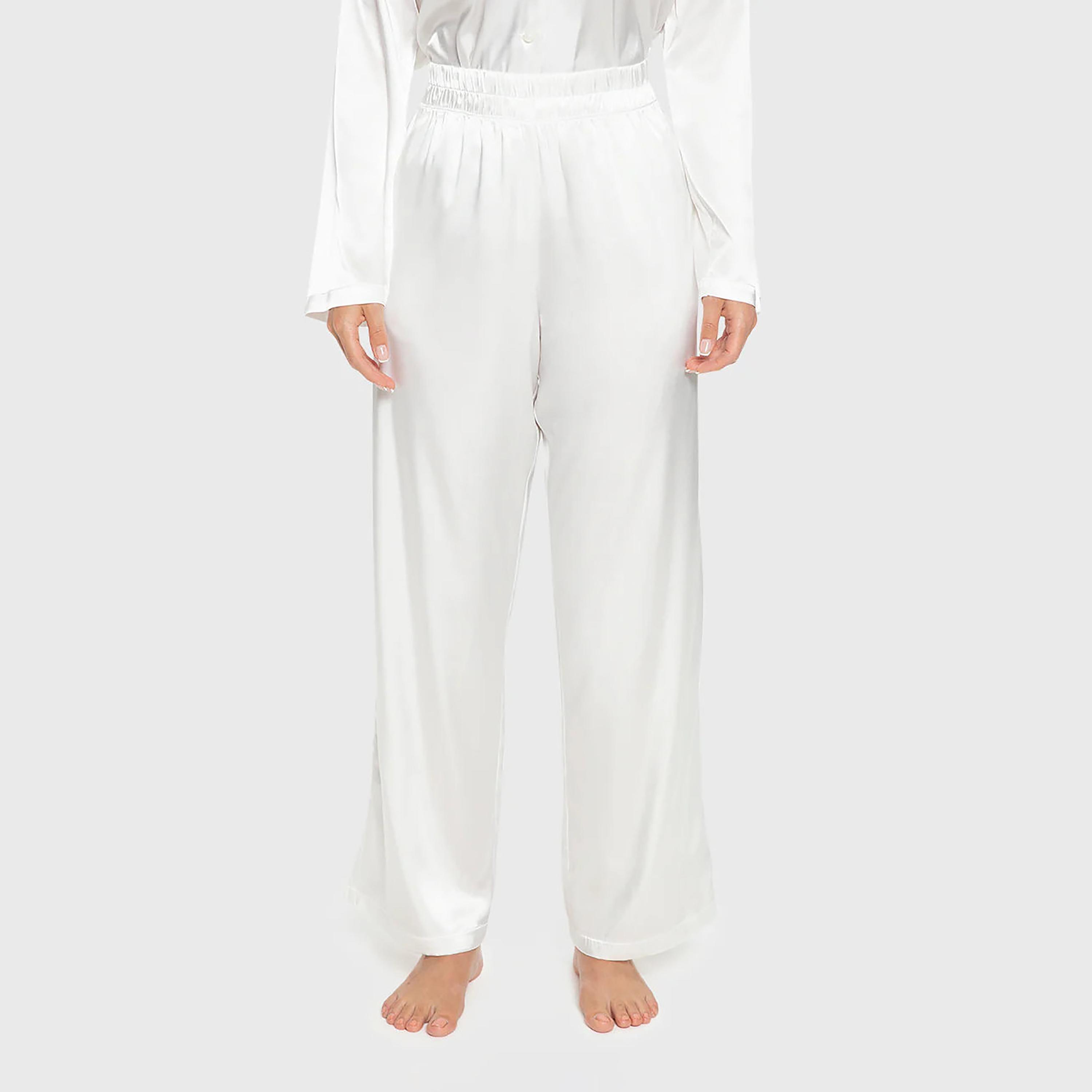 La Senza Sexy Satin Women's Shirt & Pyjama Set-women-clothing-nightwear-pyjamas-longsets-image-9
