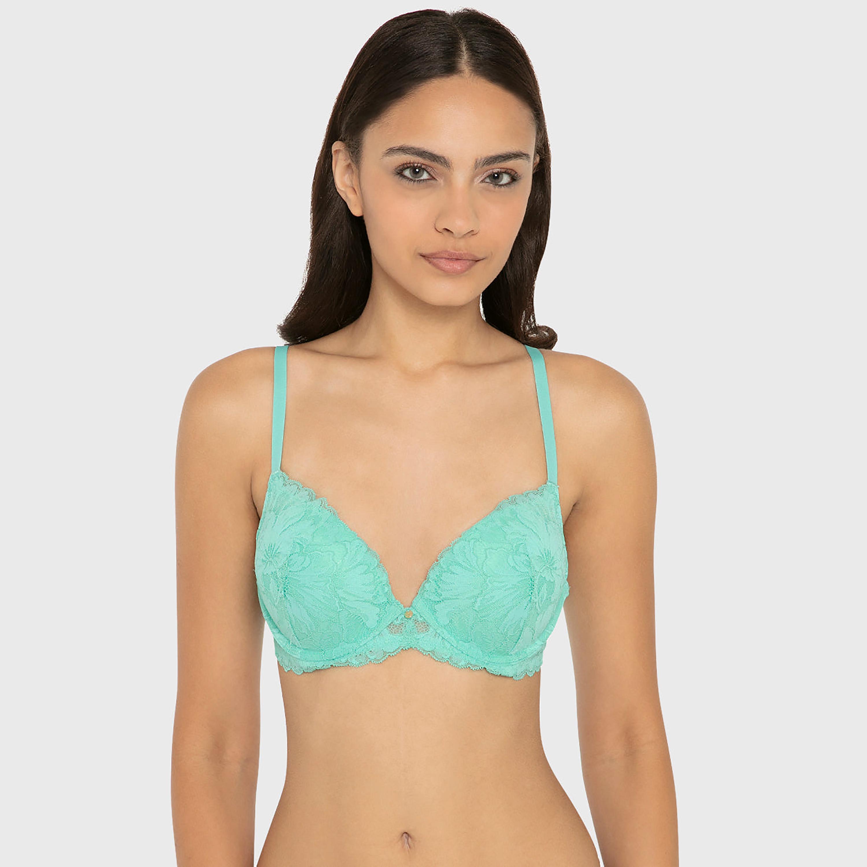 La Senza Polyamide Lace Wired High Support Padded Women's Double Push-Up Multiway Bra-women-clothing-lingerie-bras-image-1