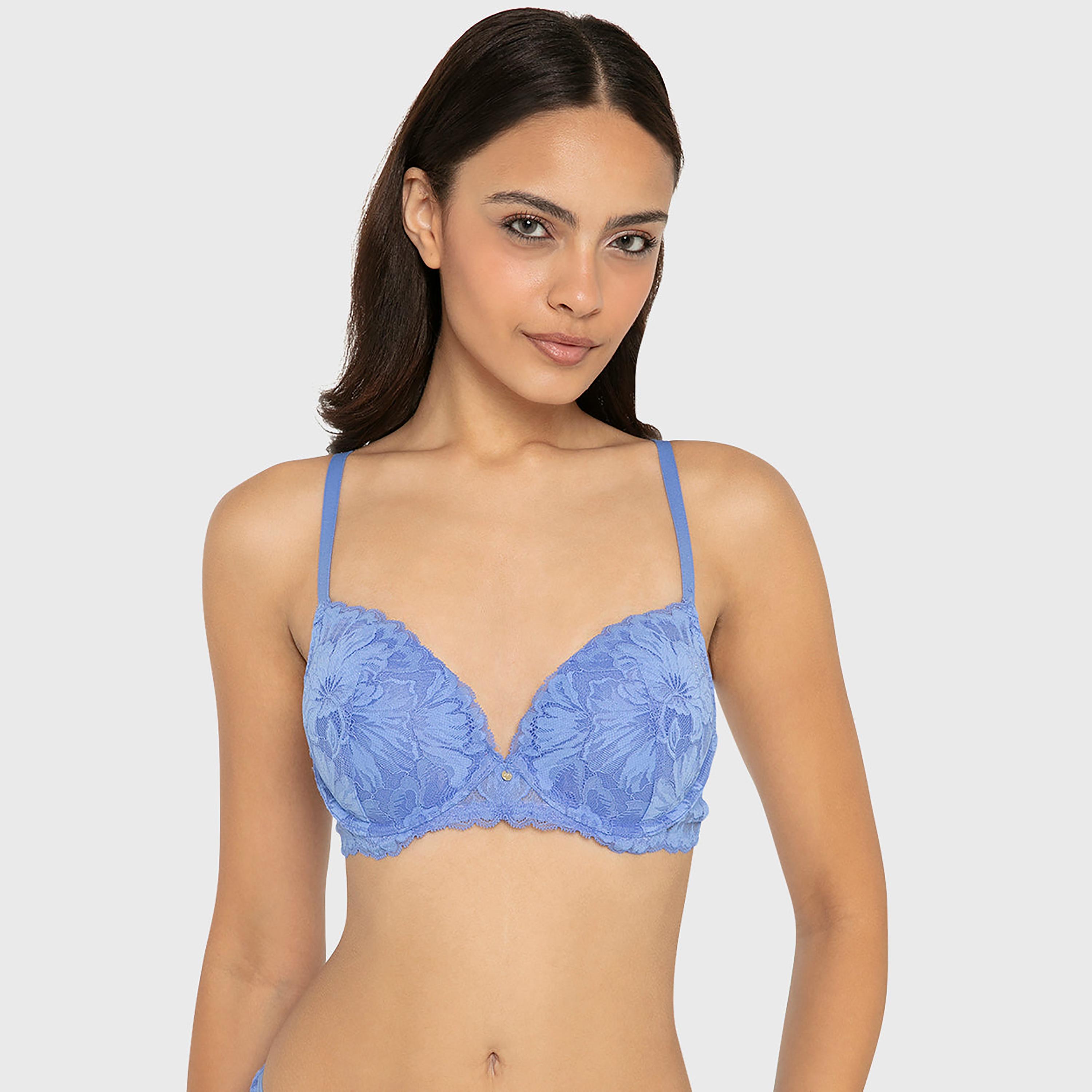 La Senza Polyamide Lace Wired High Support Padded Women's Double Push-Up Multiway Bra-women-clothing-lingerie-bras-image-5