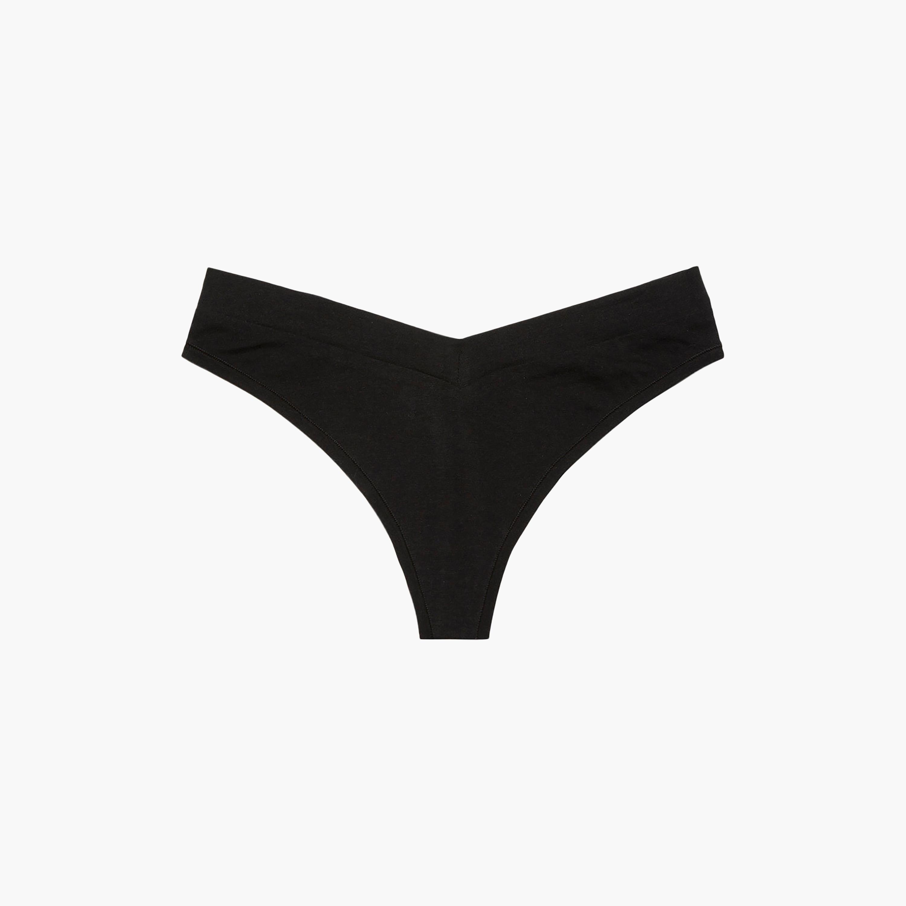 La Senza Plain Low Coverage Women's Thong Panty-women-clothing-lingerie-panties-image-4