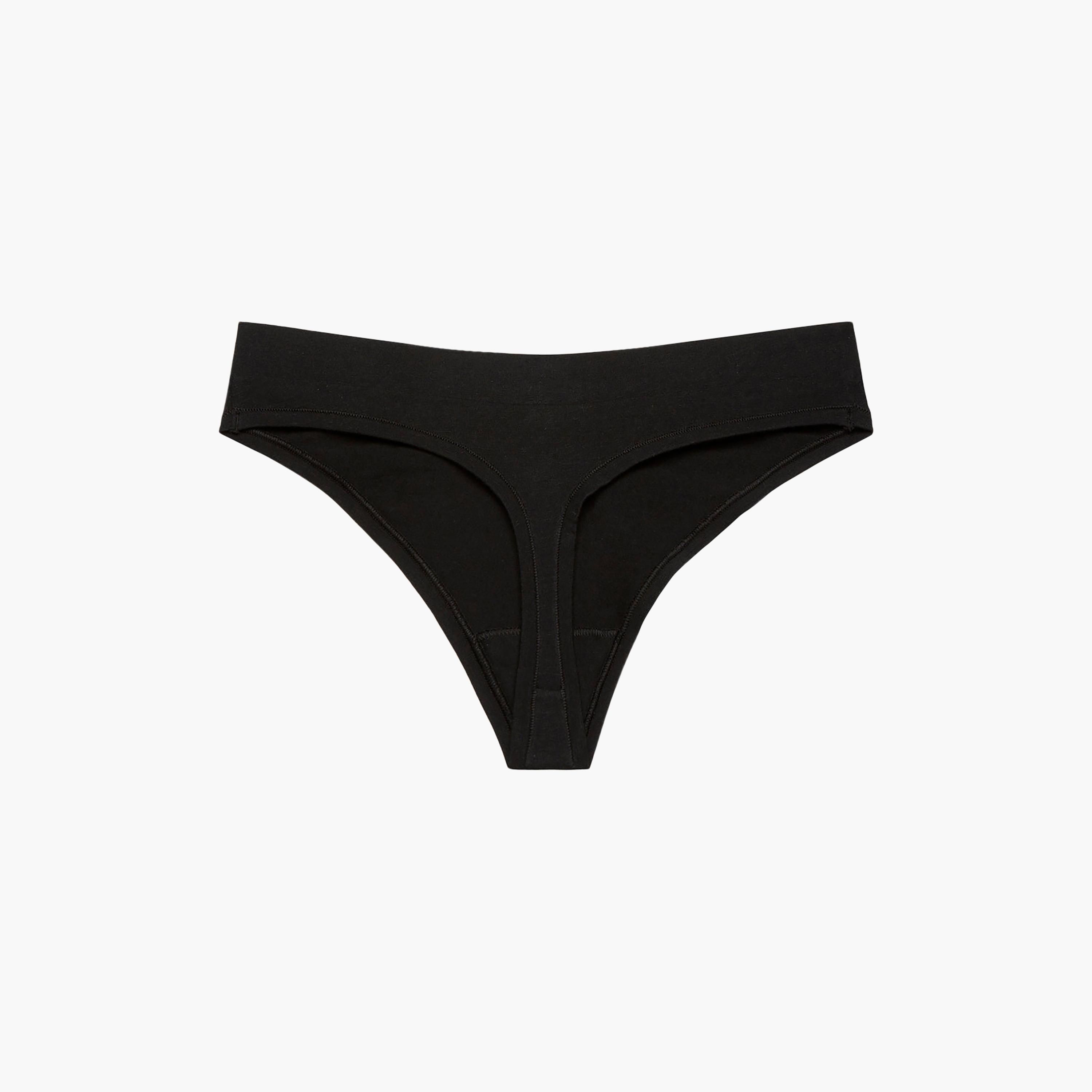 La Senza Plain Low Coverage Women's Thong Panty-women-clothing-lingerie-panties-image-5