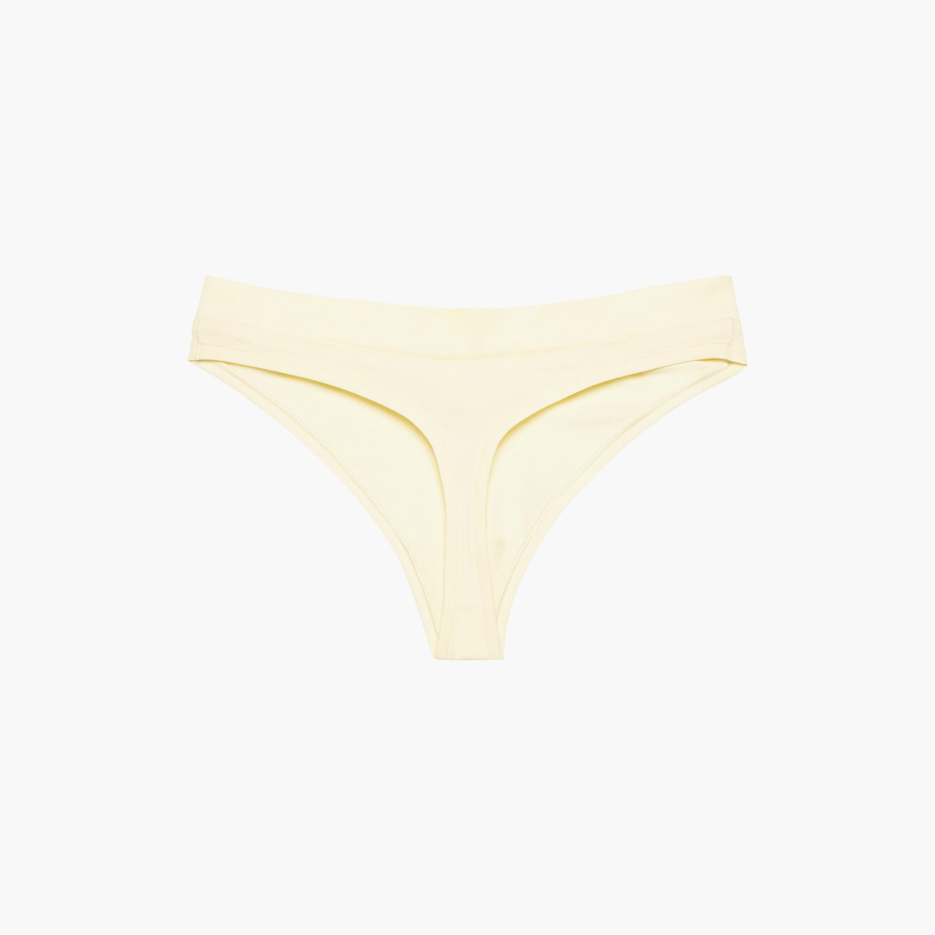 ملابس داخلية ثونغ نسائي سادة بتغطية منخفضة من لا سينزا-women-clothing-lingerie-panties-image-4