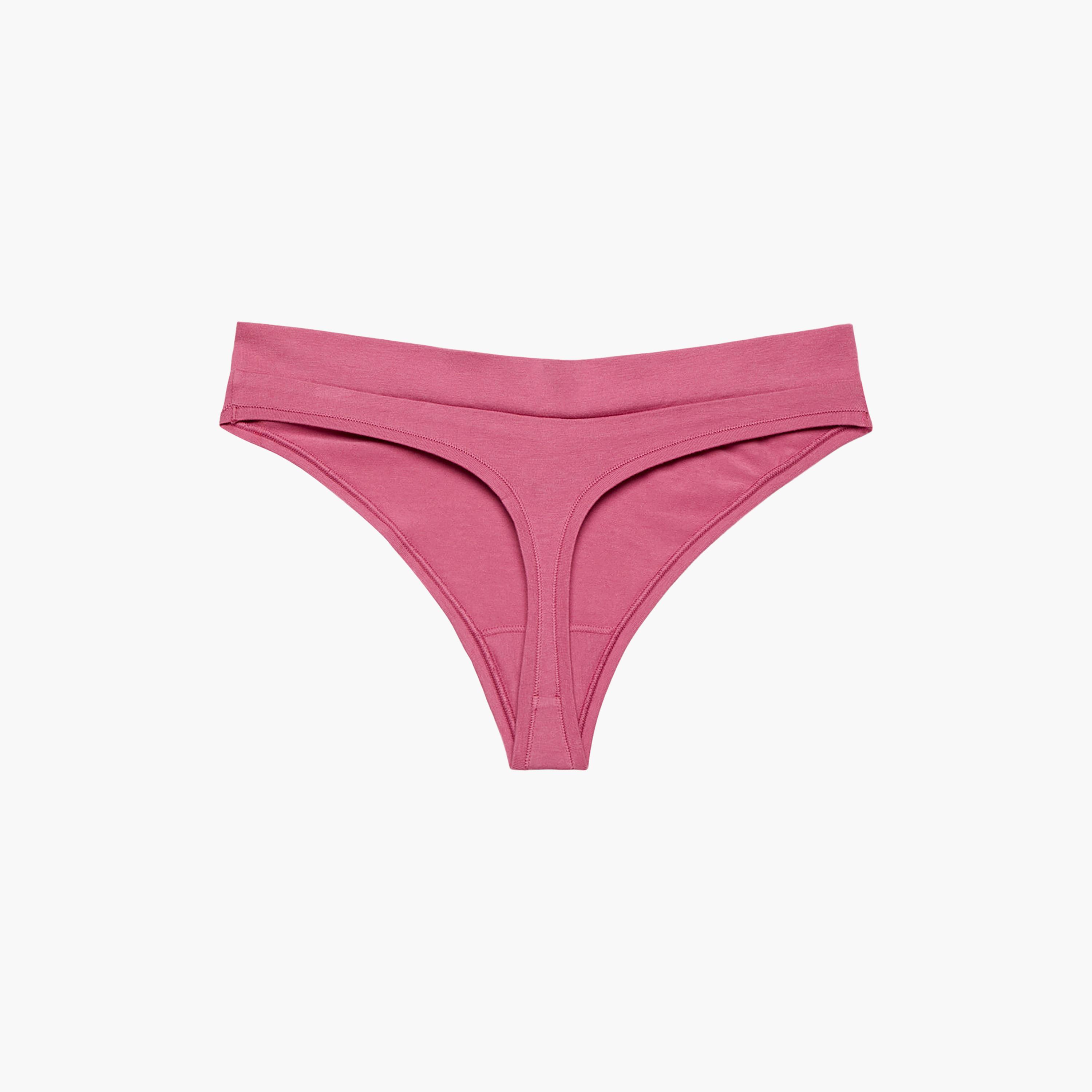 ملابس داخلية ثونغ نسائي سادة بتغطية منخفضة من لا سينزا-women-clothing-lingerie-panties-image-4