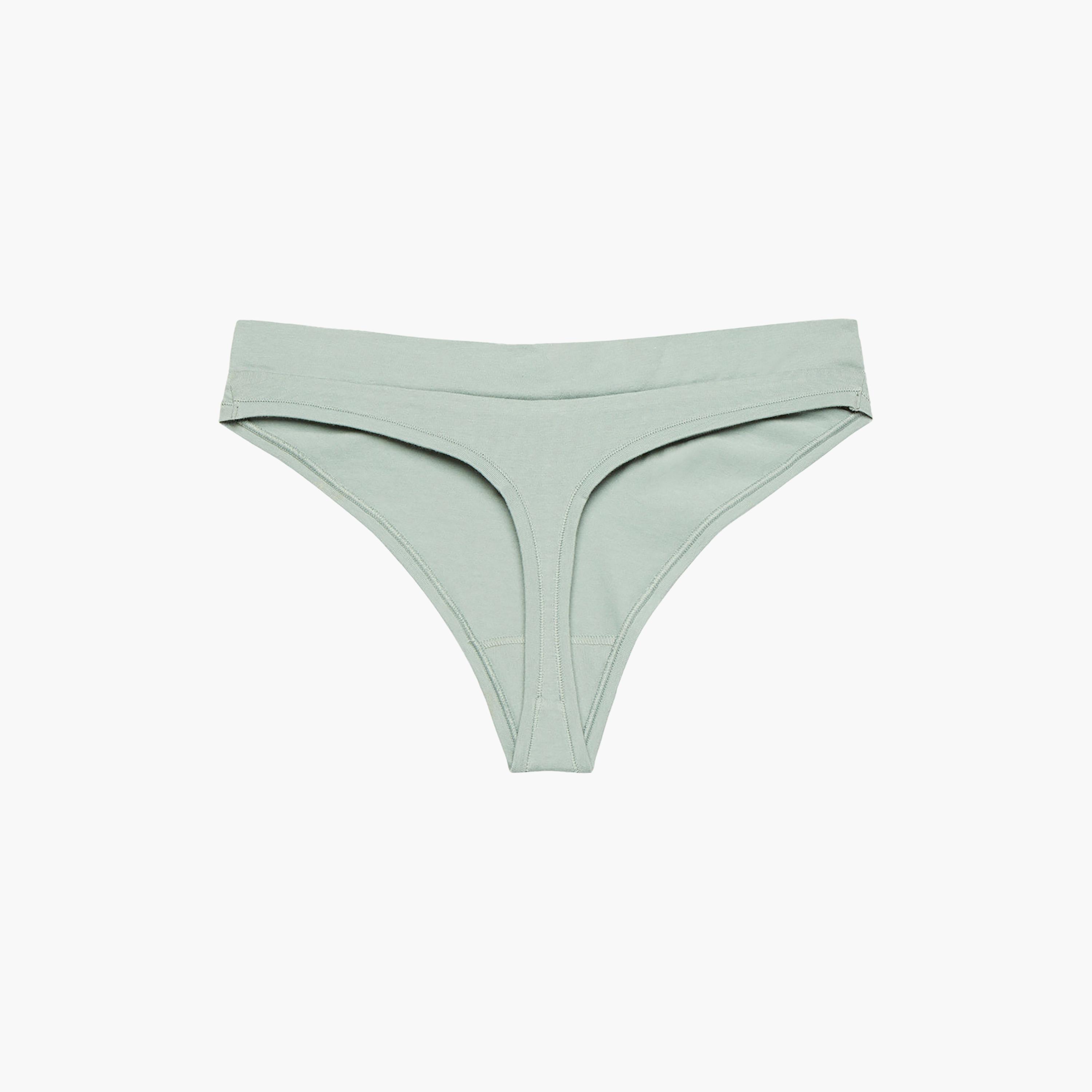 La Senza Plain Low Coverage Women's Thong Panty-women-clothing-lingerie-panties-image-4