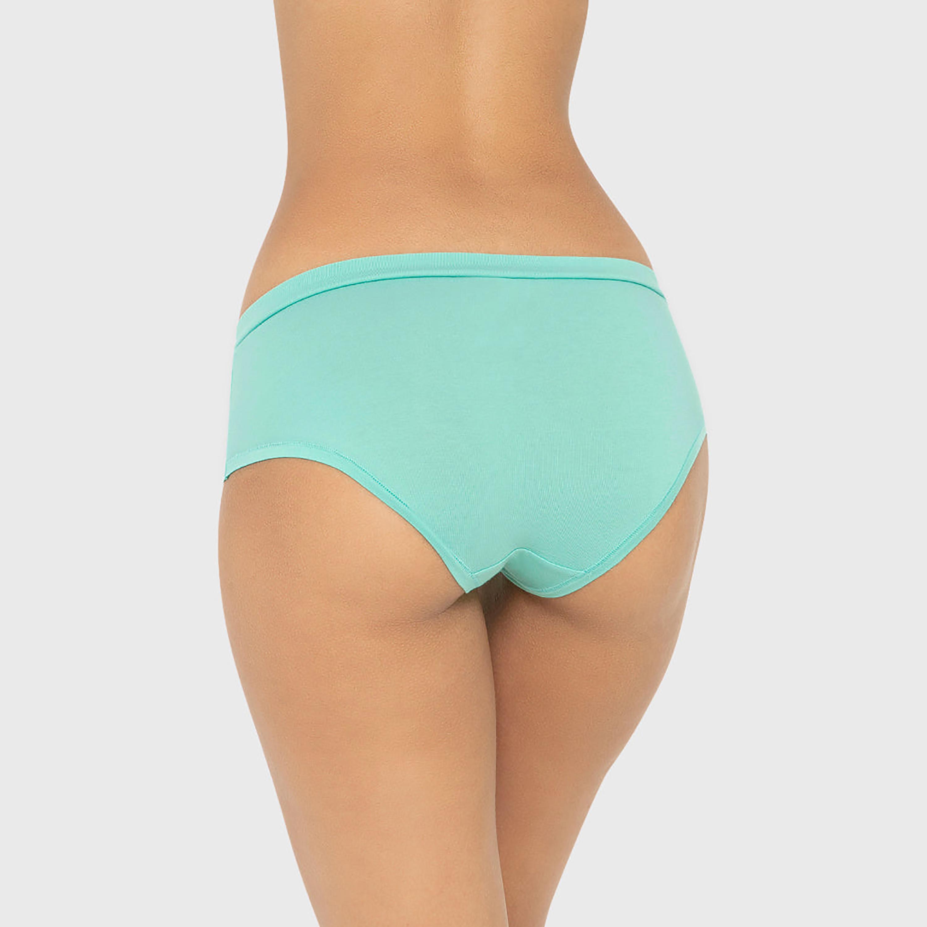 La Senza Cotton Plain Medium Coverage Women's Hipster Panties-women-clothing-lingerie-panties-image-3