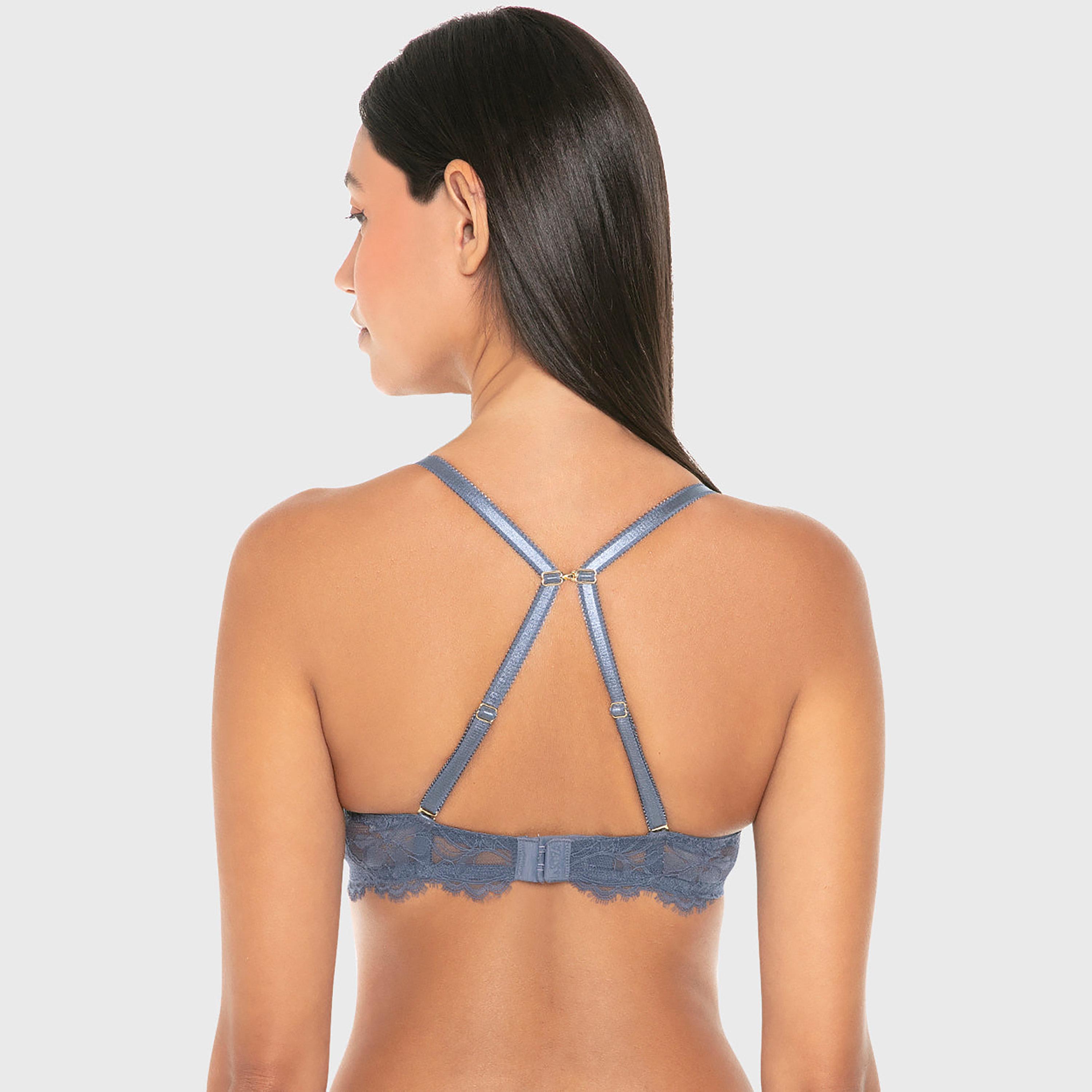 حمالة صدر "دبل بوش أب" متعددة الطرق بيضاء بسلك سفلي ودعم عالٍ وحشوة من لا سينزا-women-clothing-lingerie-bras-image-3