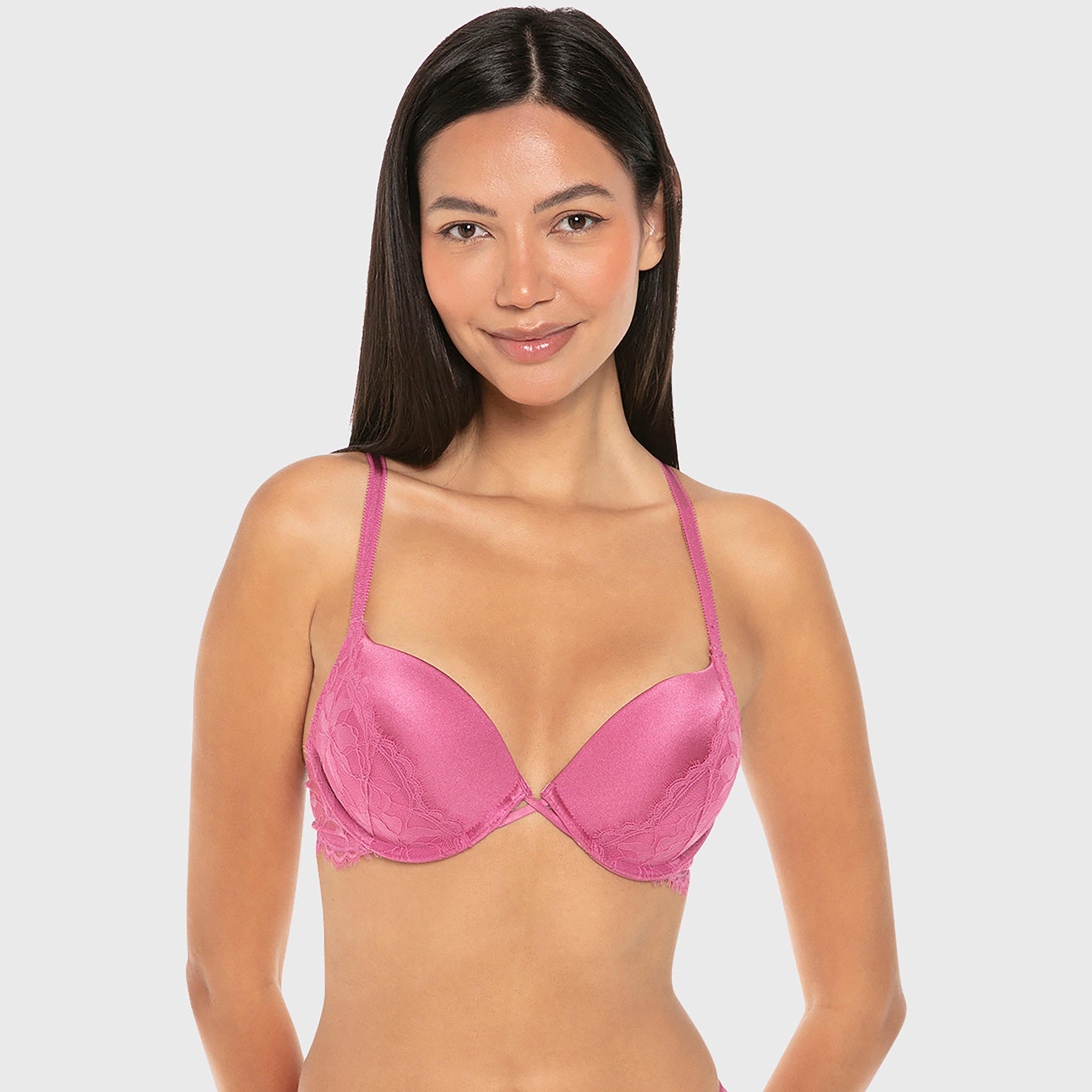La Senza White Polyamide Lace Wired High Support Padded Women's Double Push-Up Multiway Bra-women-clothing-lingerie-bras-image-1