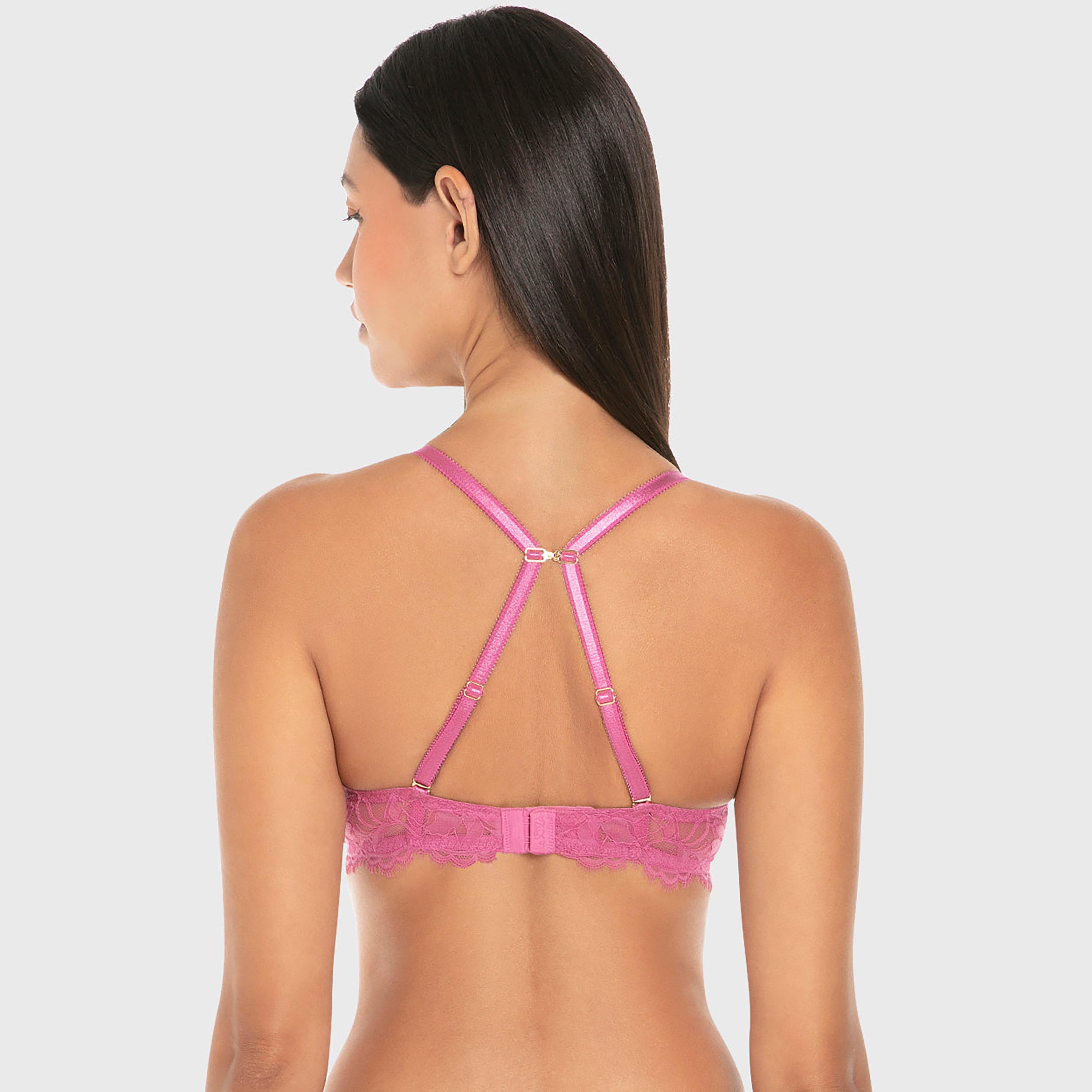 La Senza White Polyamide Lace Wired High Support Padded Women's Double Push-Up Multiway Bra-women-clothing-lingerie-bras-image-3