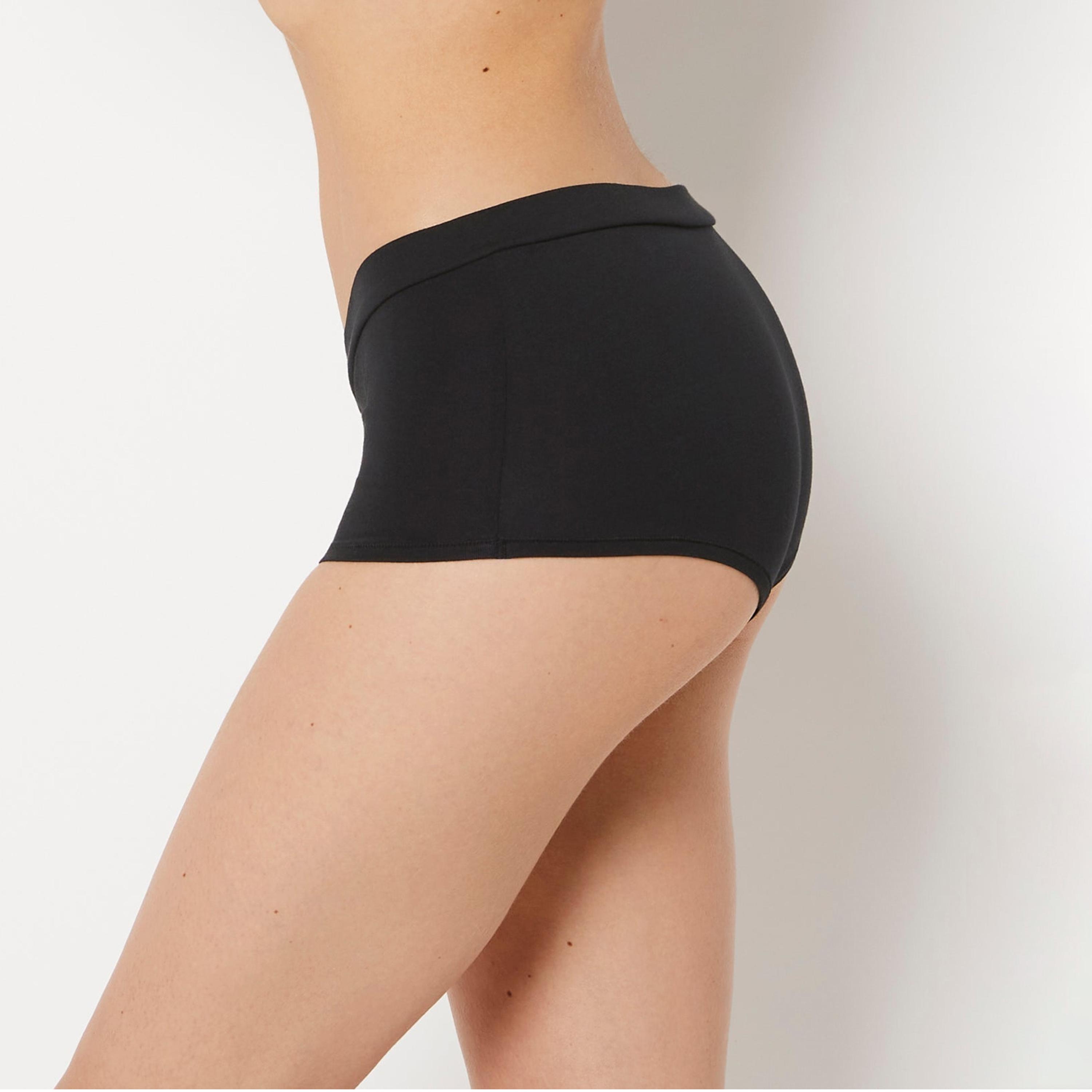 La Senza Cotton Plain Full Coverage Women's Boyshort Panties-women-clothing-lingerie-panties-image-2
