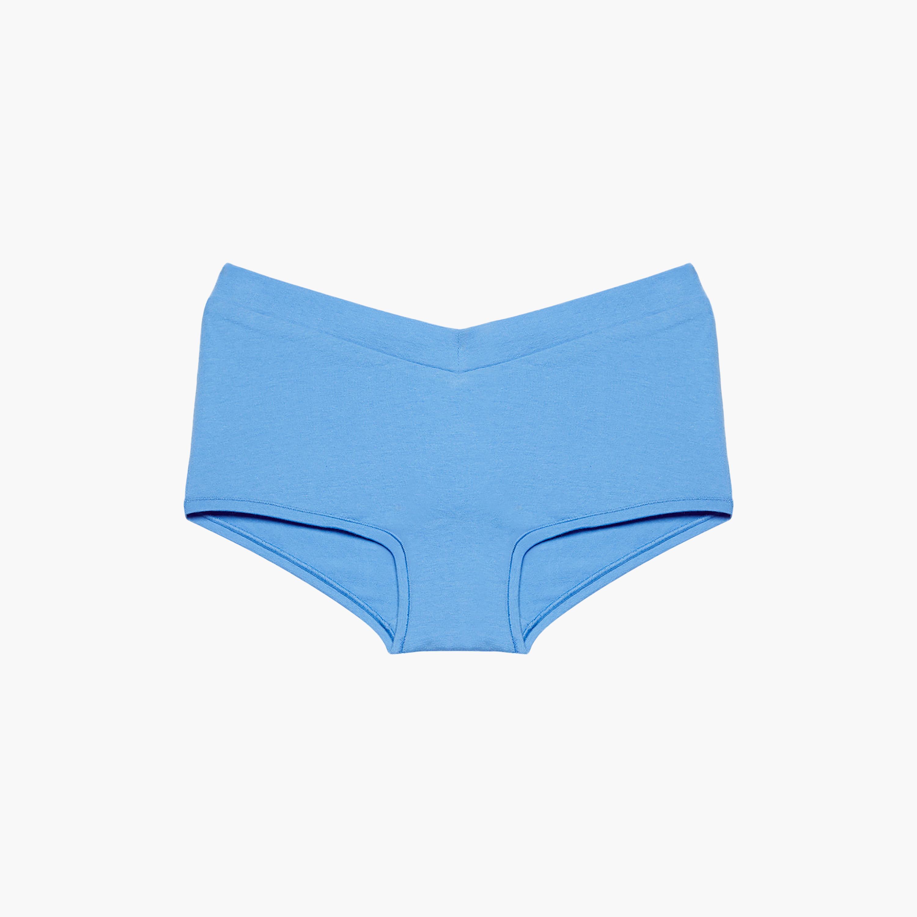 سروال داخلي نسائي "بوي شورت" قطني سادة بتغطية كاملة من لا سينزا-women-clothing-lingerie-panties-image-4