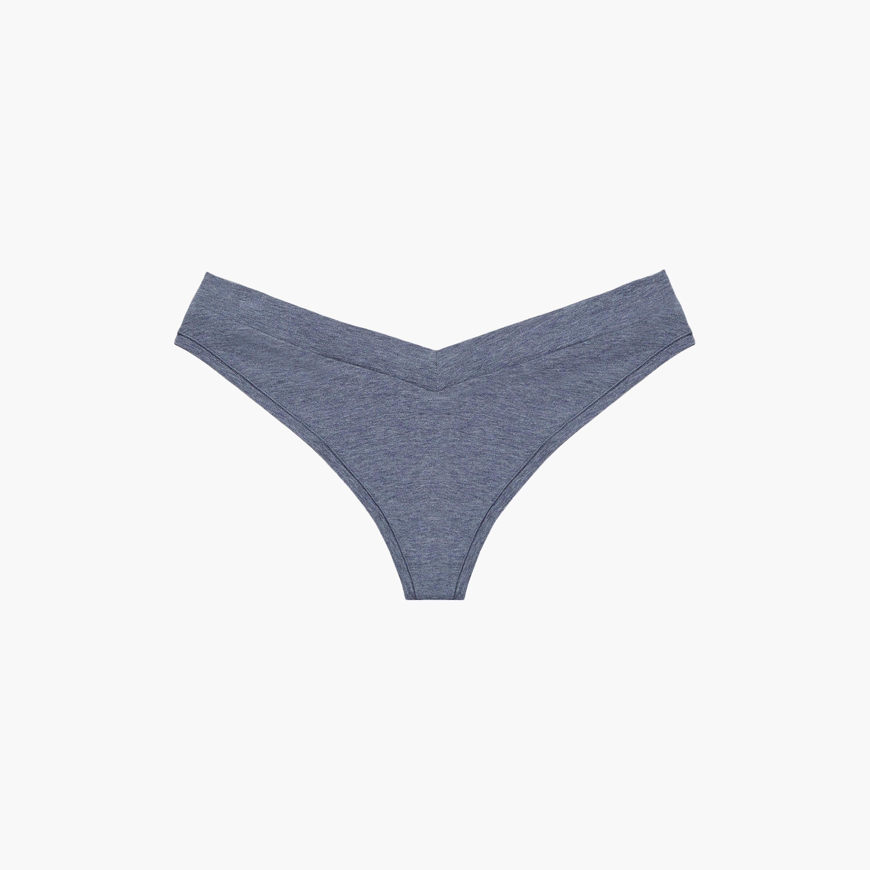 La Senza Plain Low Coverage Women's Thong Panty-women-clothing-lingerie-panties-image-3