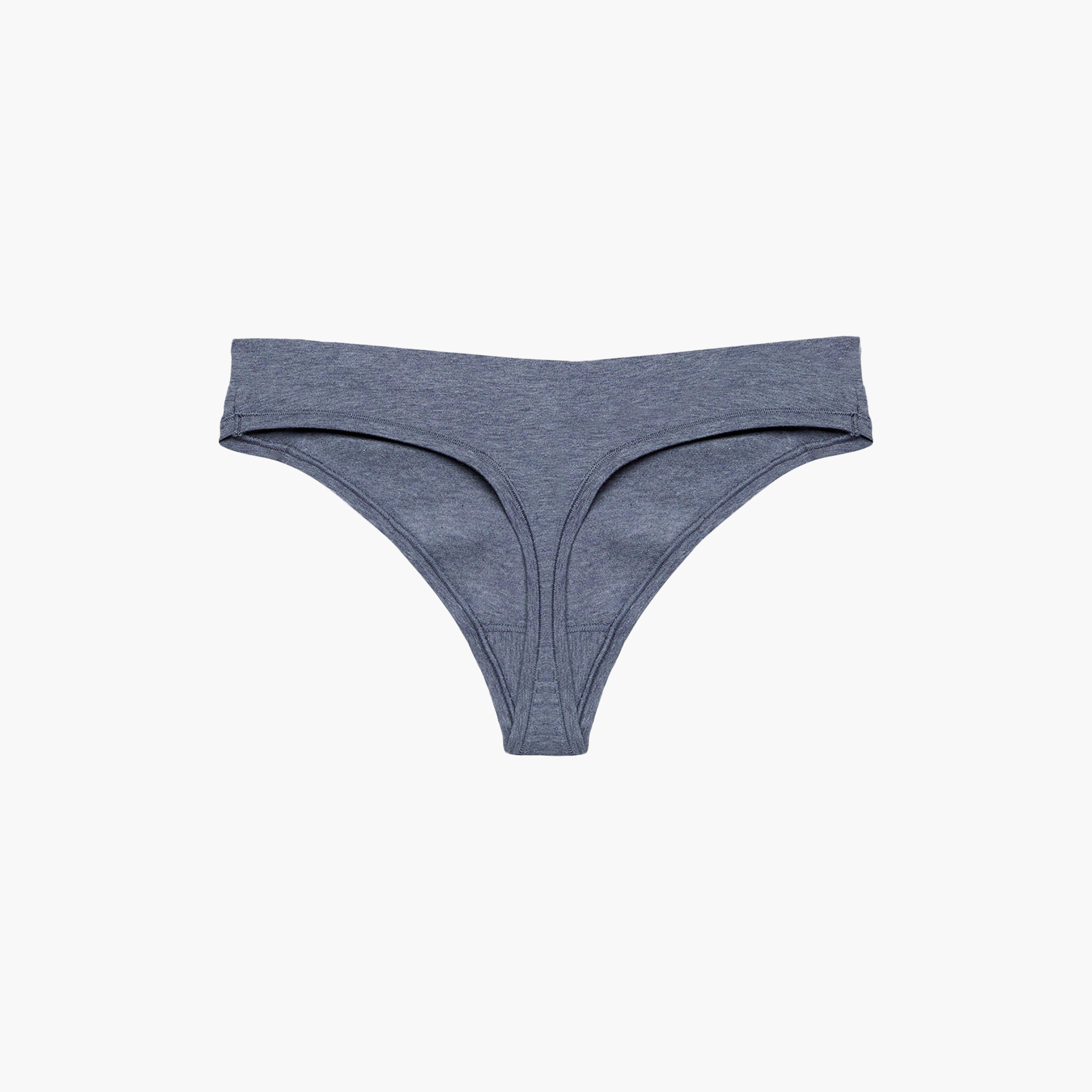 La Senza Plain Low Coverage Women's Thong Panty-women-clothing-lingerie-panties-image-4