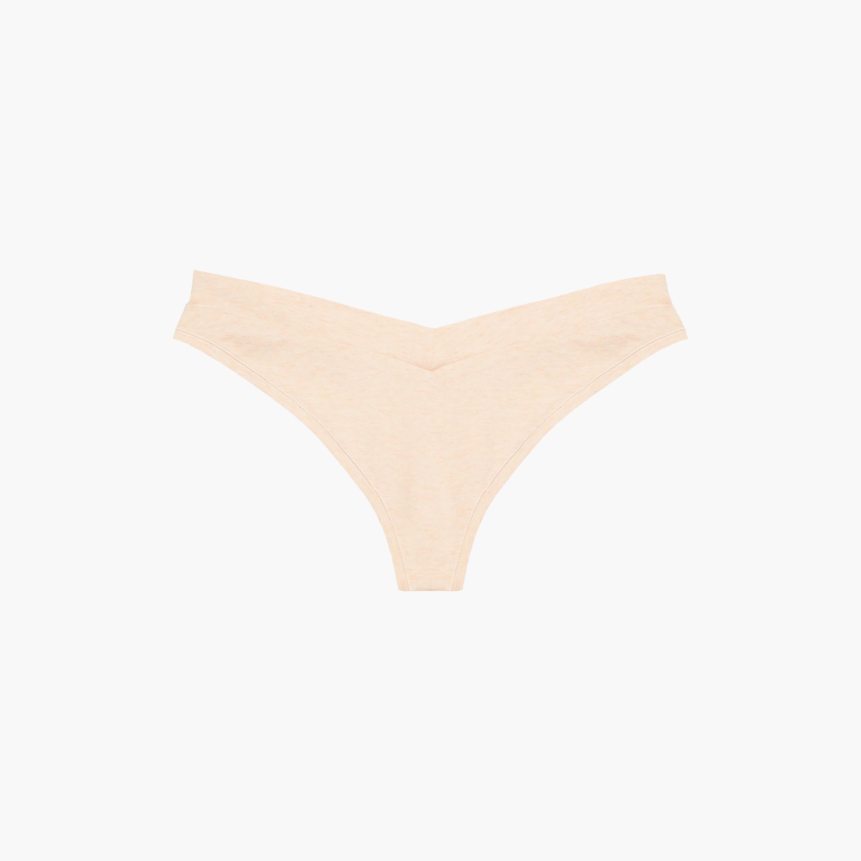 La Senza Plain Low Coverage Women's Thong Panty-women-clothing-lingerie-panties-image-3