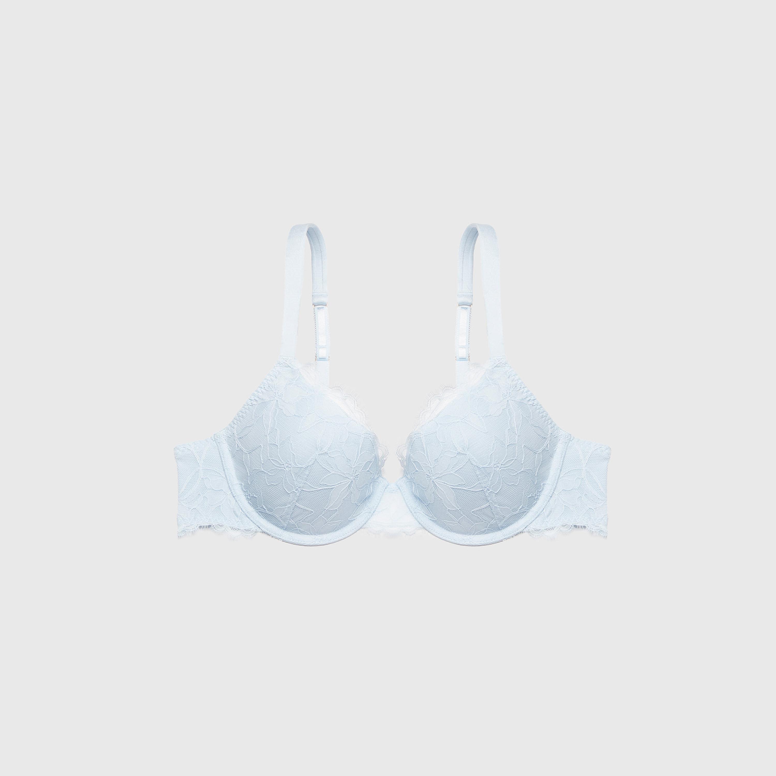 حمالة صدر "بلانج" من النايلون والدانتيل بسلك سفلي ودعم متوسط وبطانة خفيفة من لا سينزا-women-clothing-lingerie-bras-image-4