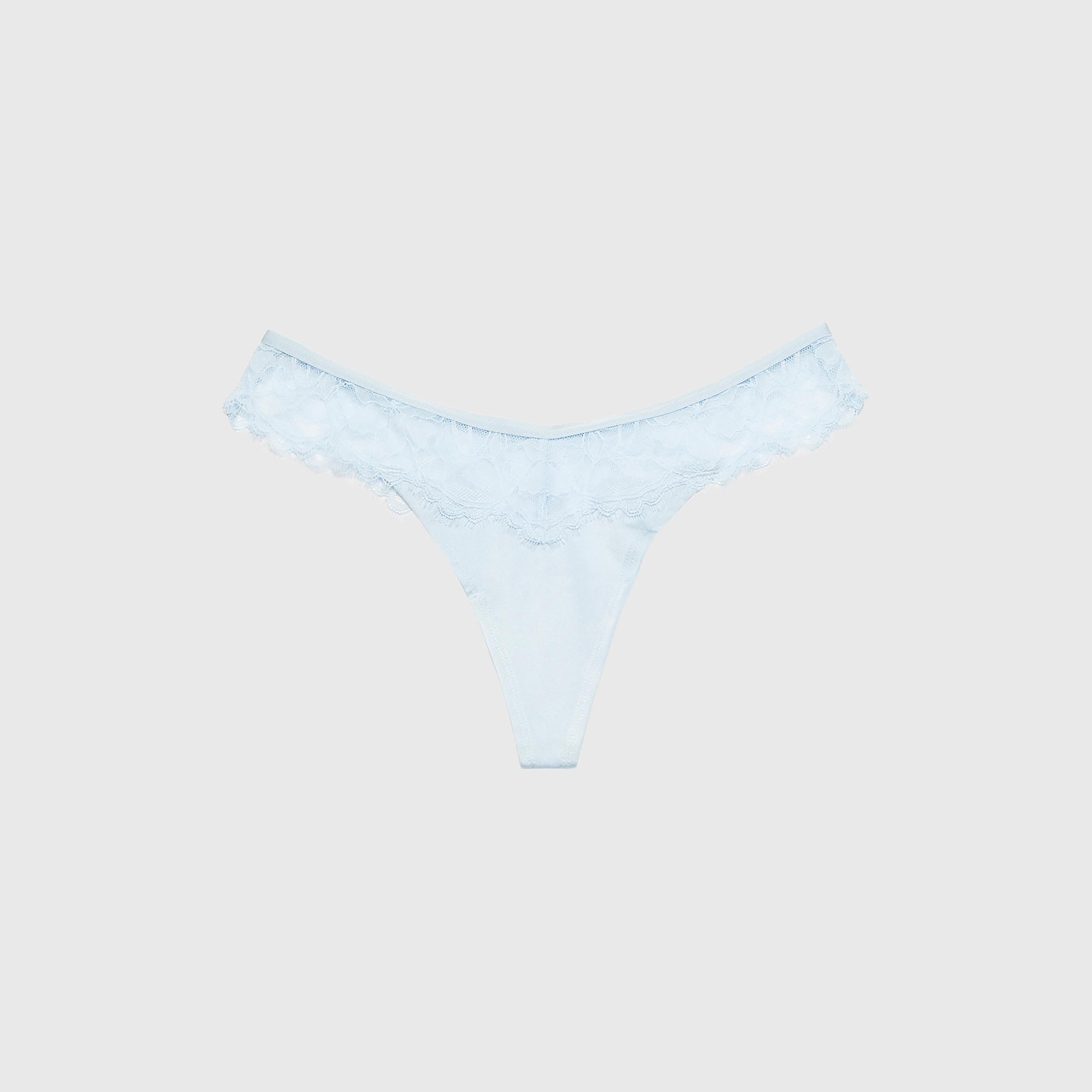 سروال داخلي نسائي "ثونغ" (Diva) من البولي أميد والدانتيل بتغطية منخفضة من لا سينزا-women-clothing-lingerie-panties-image-11