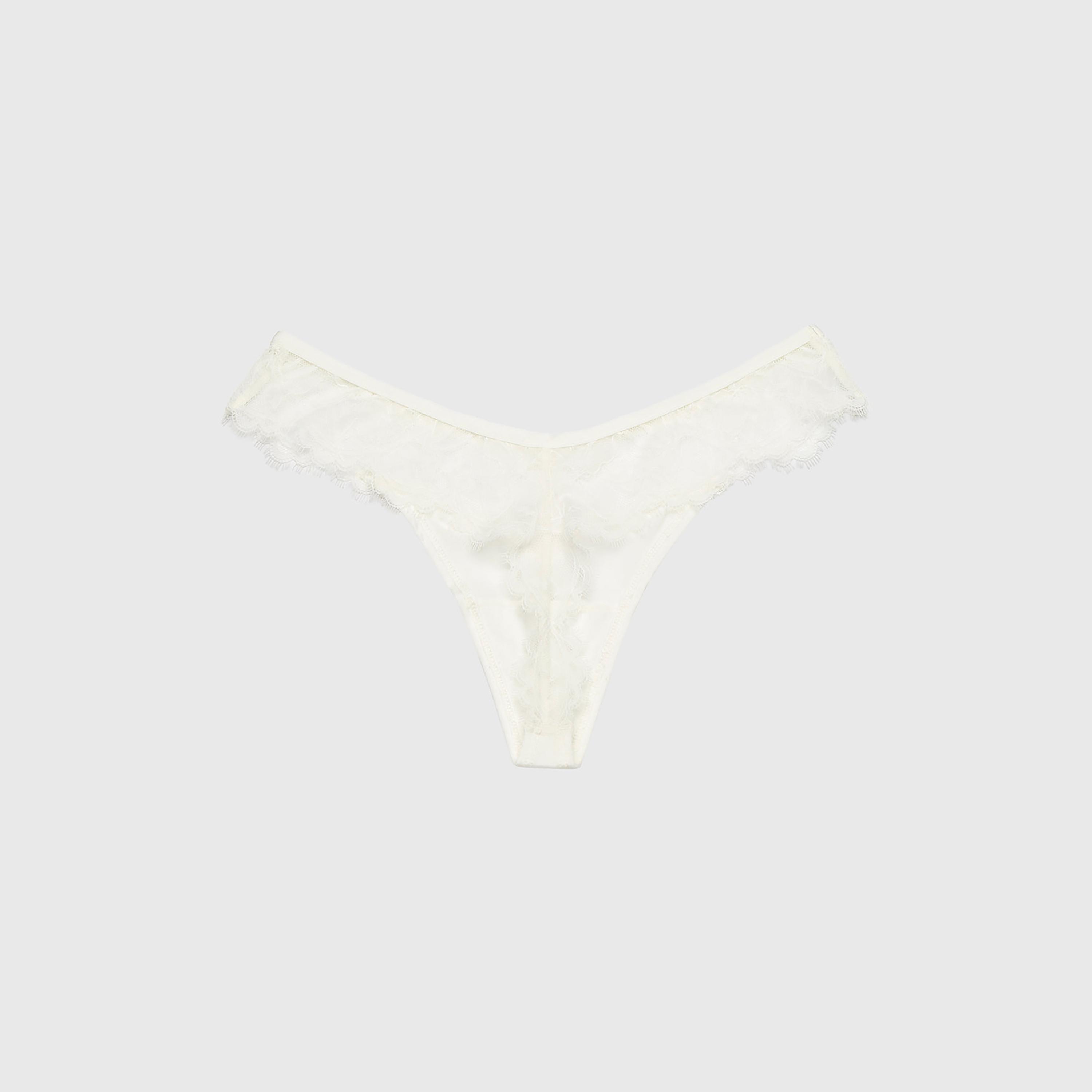 سروال داخلي نسائي "ثونغ" (Diva) من البولي أميد والدانتيل بتغطية منخفضة من لا سينزا-women-clothing-lingerie-panties-image-4