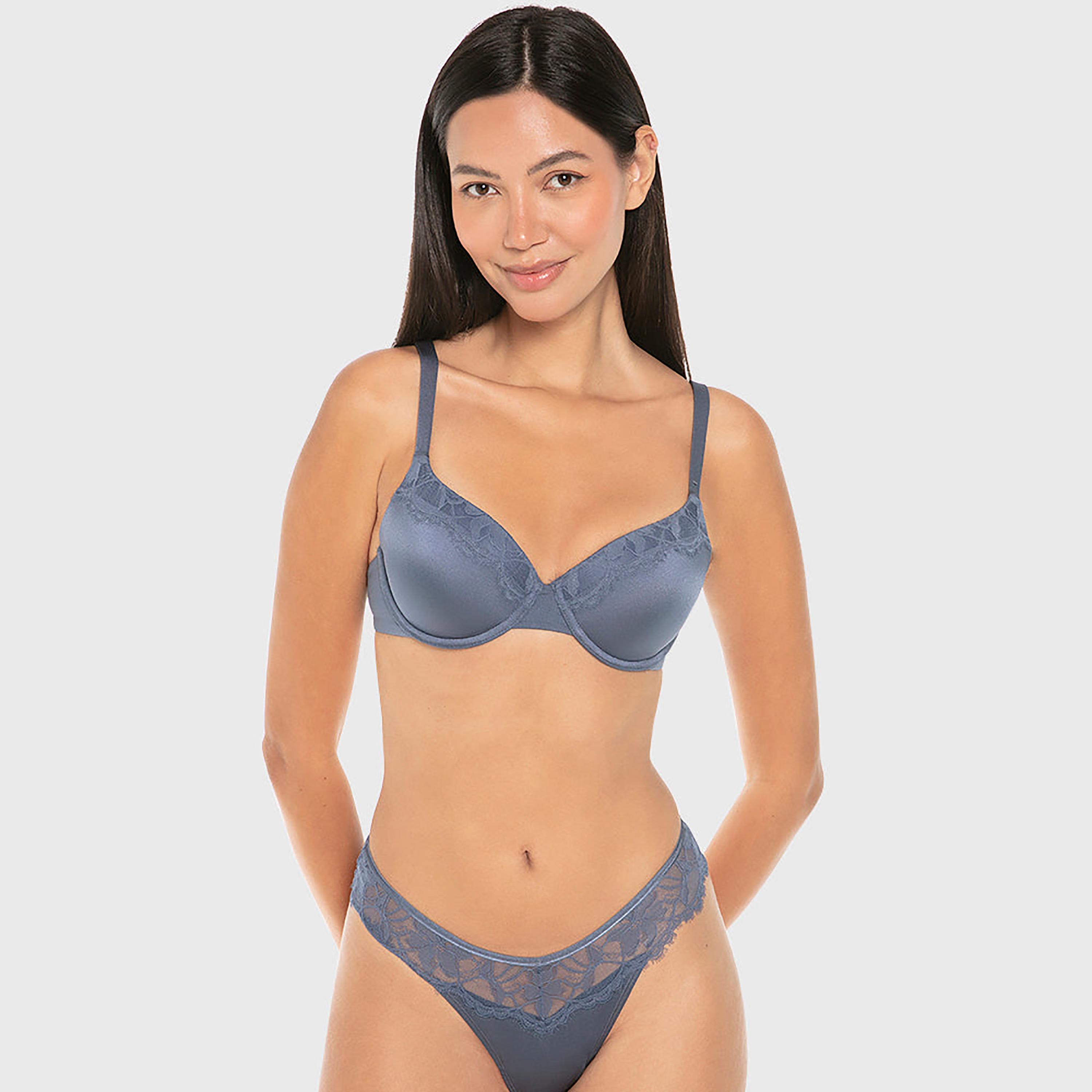 La Senza Diva Polyamide Lace Low Coverage Women's Thong Panties-women-clothing-lingerie-panties-image-2