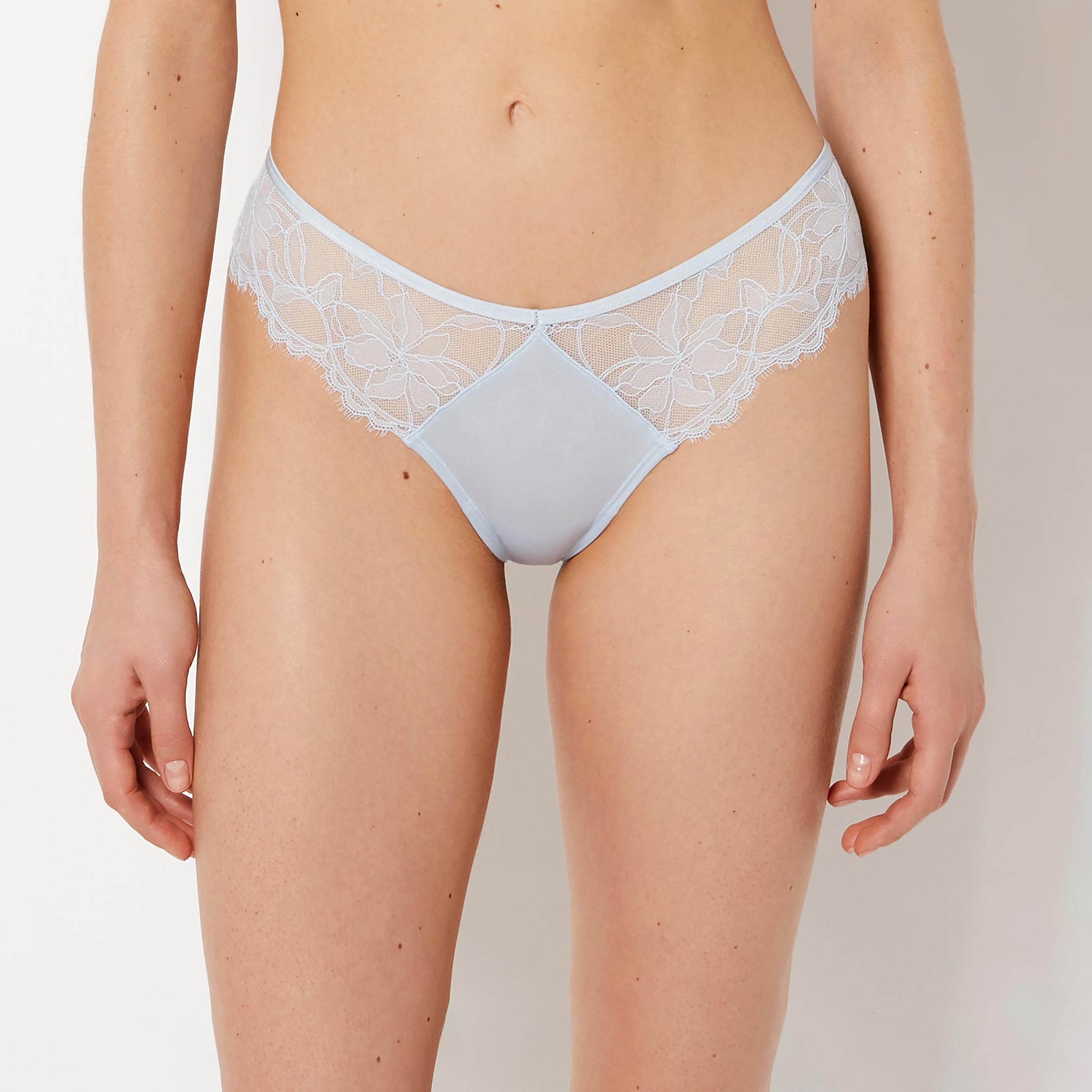 سروال داخلي نسائي "شيكي" (Diva) من البولي أميد والدانتيل بتغطية منخفضة من لا سينزا-women-clothing-lingerie-panties-image-11