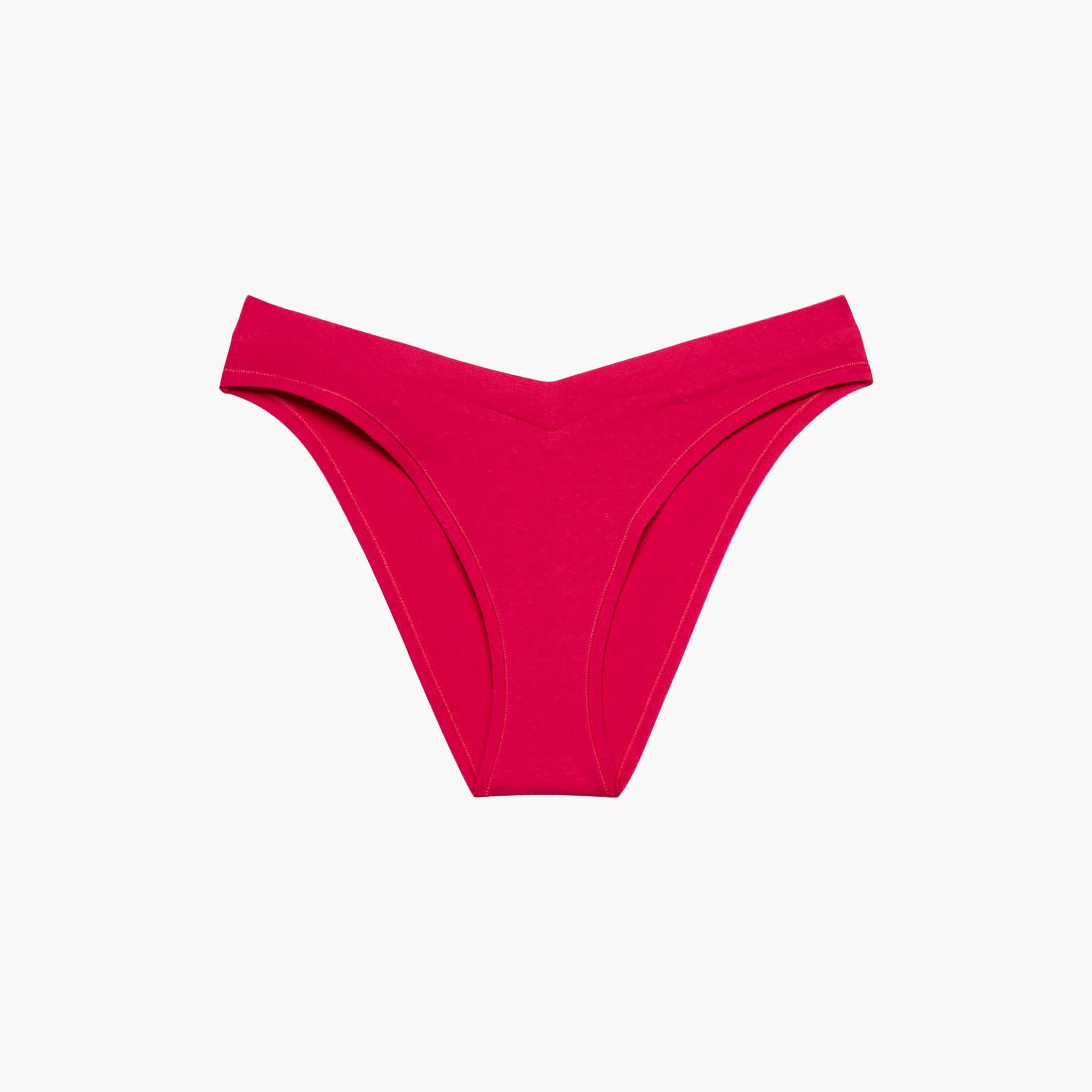 La Senza Wide Waist Plain Medium Coverage Women's Bikini Panty-women-clothing-lingerie-panties-image-4
