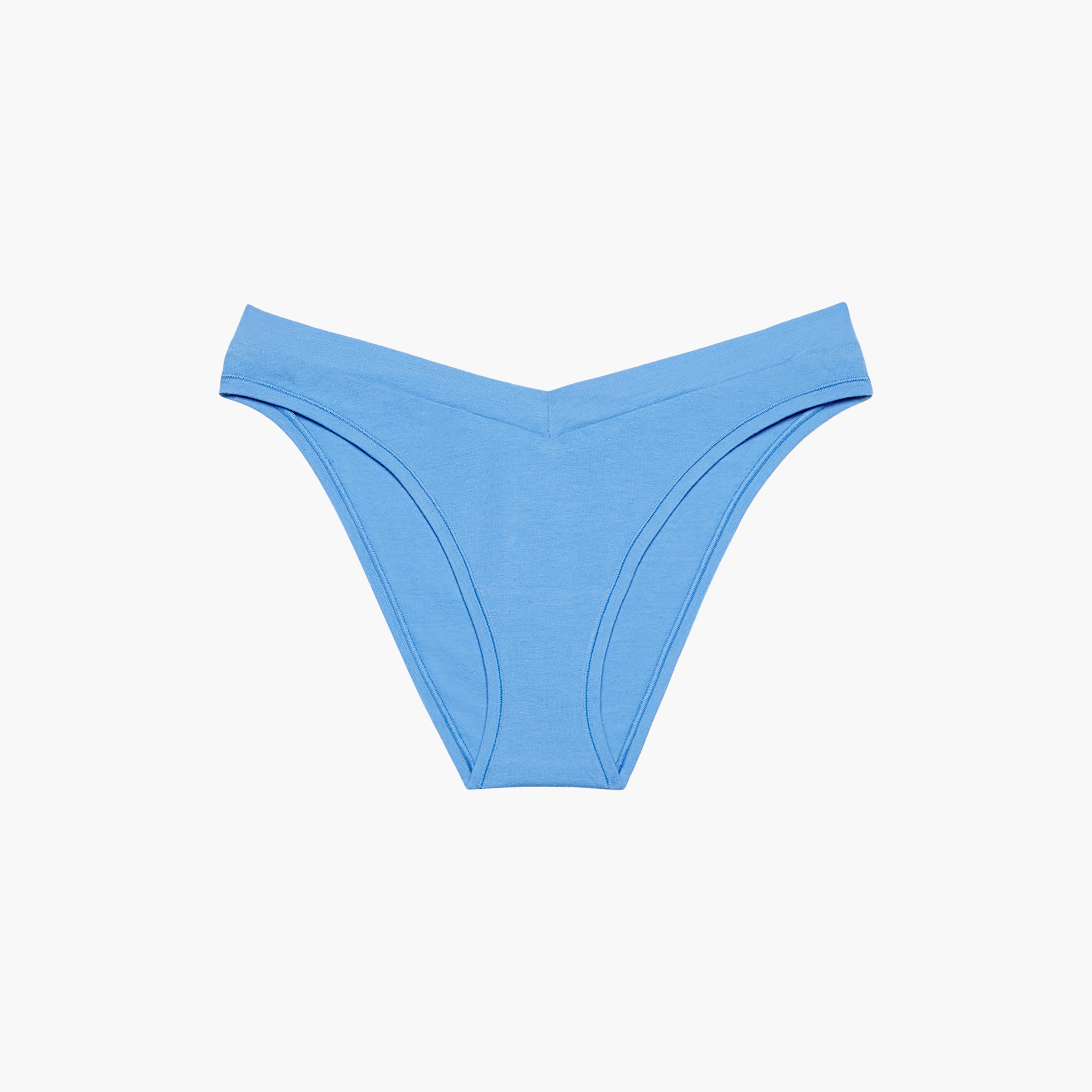 La Senza Wide Waist Plain Medium Coverage Women's Bikini Panty-women-clothing-lingerie-panties-image-4