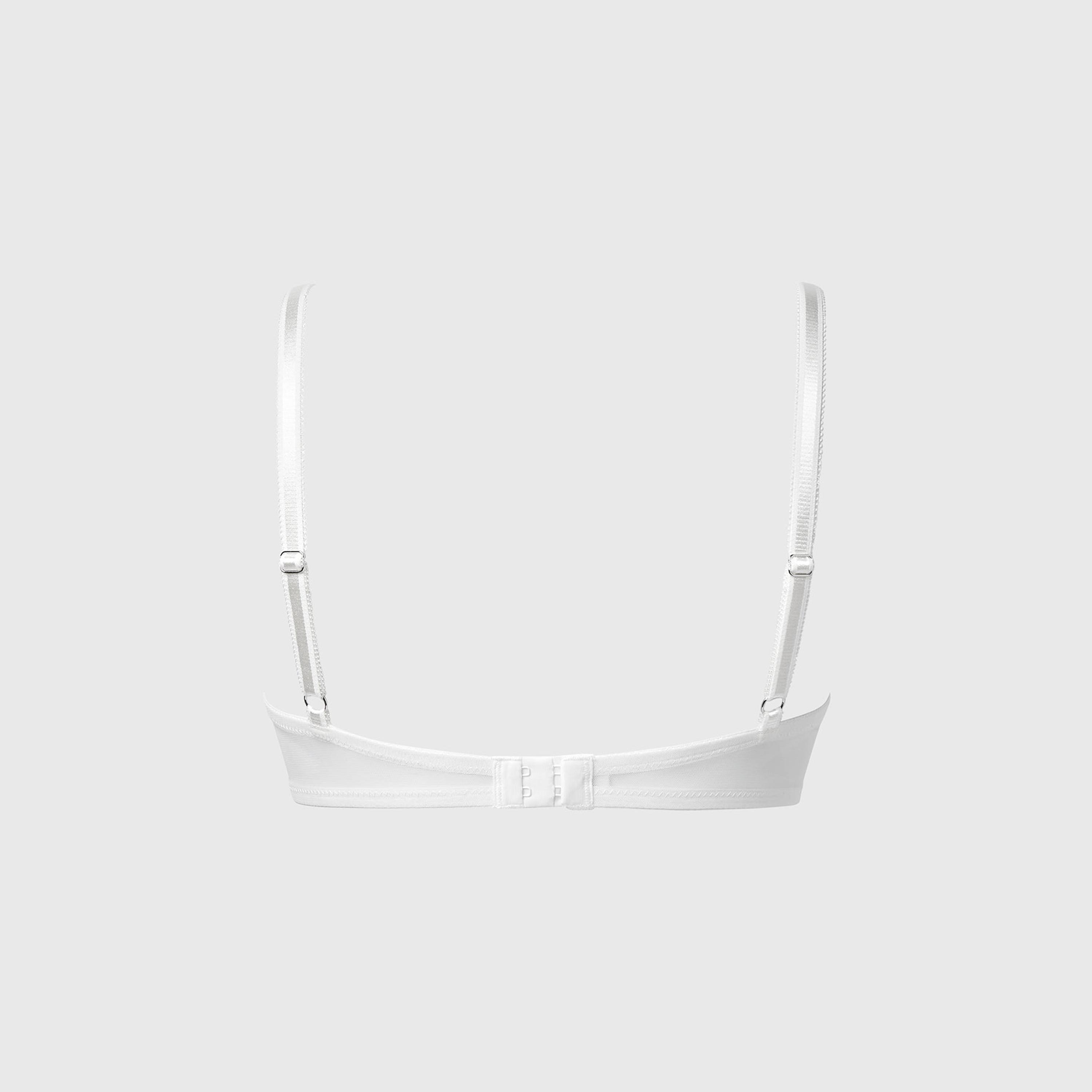 La Senza Designer Collection Polyamide Embroidered Wired Light Support Unlined Women's Demi Bra-women-clothing-lingerie-bras-image-5