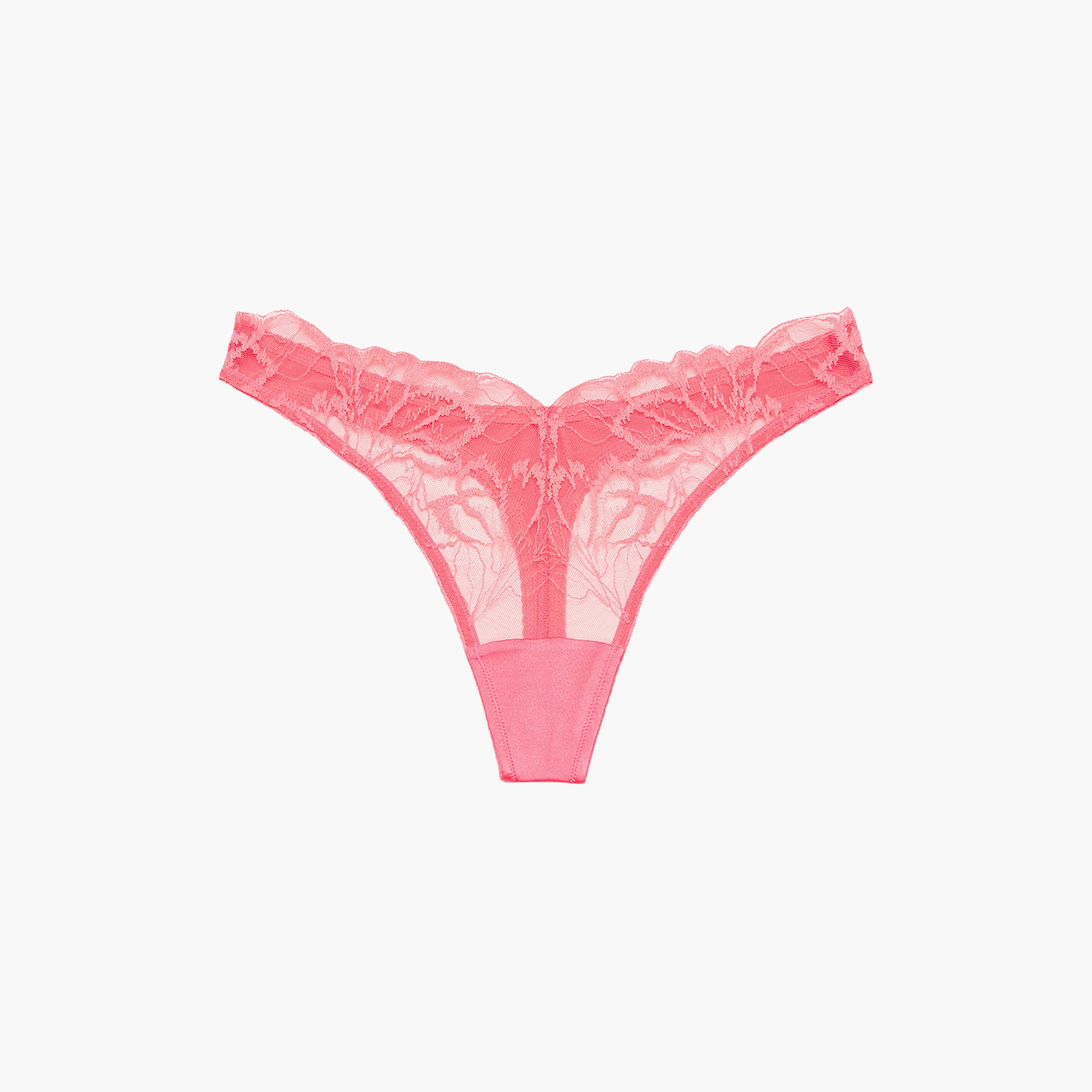 La Senza Diva Lush Lace Low Coverage Women's Thong Panty-women-clothing-lingerie-panties-image-3