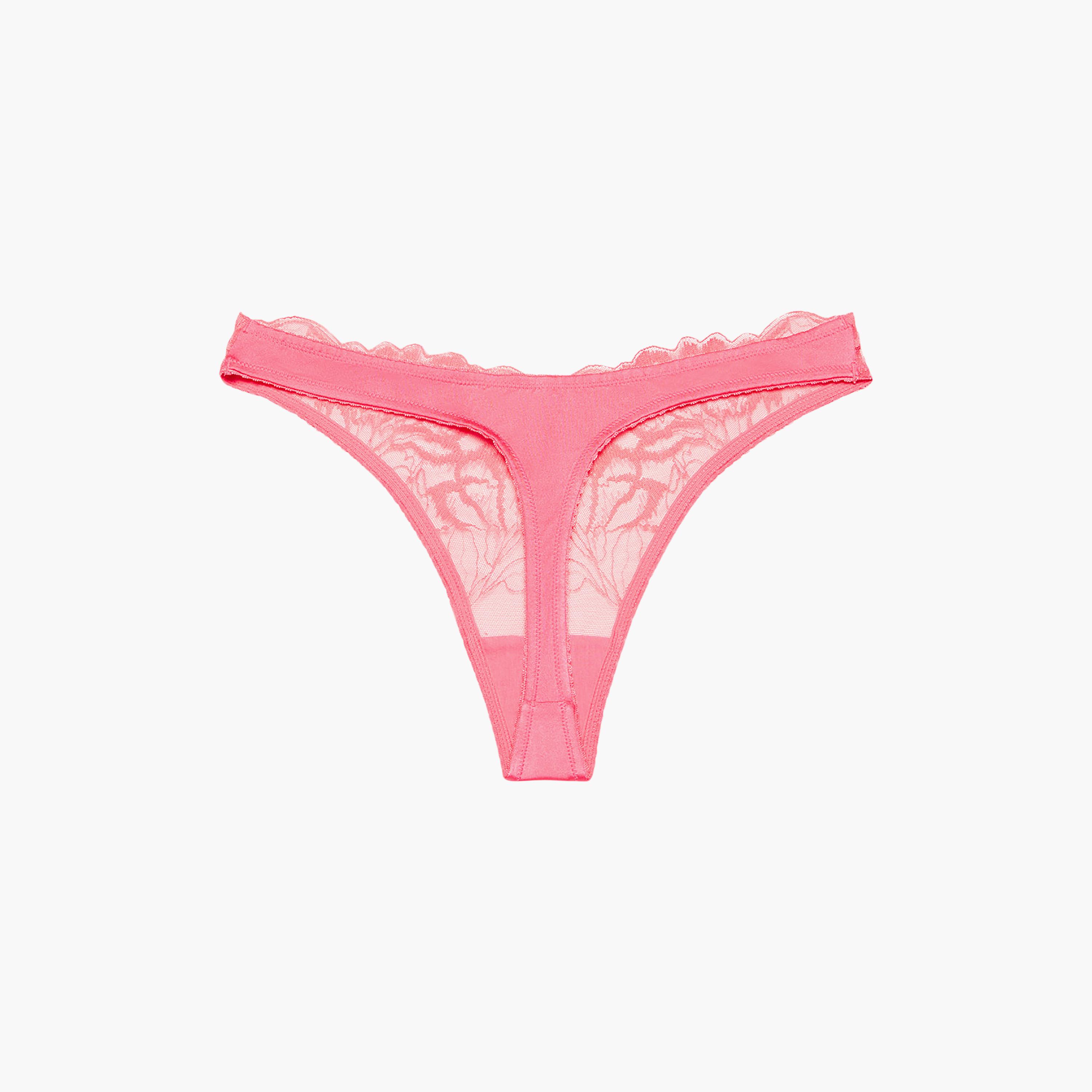 La Senza Diva Lush Lace Low Coverage Women's Thong Panty-women-clothing-lingerie-panties-image-4