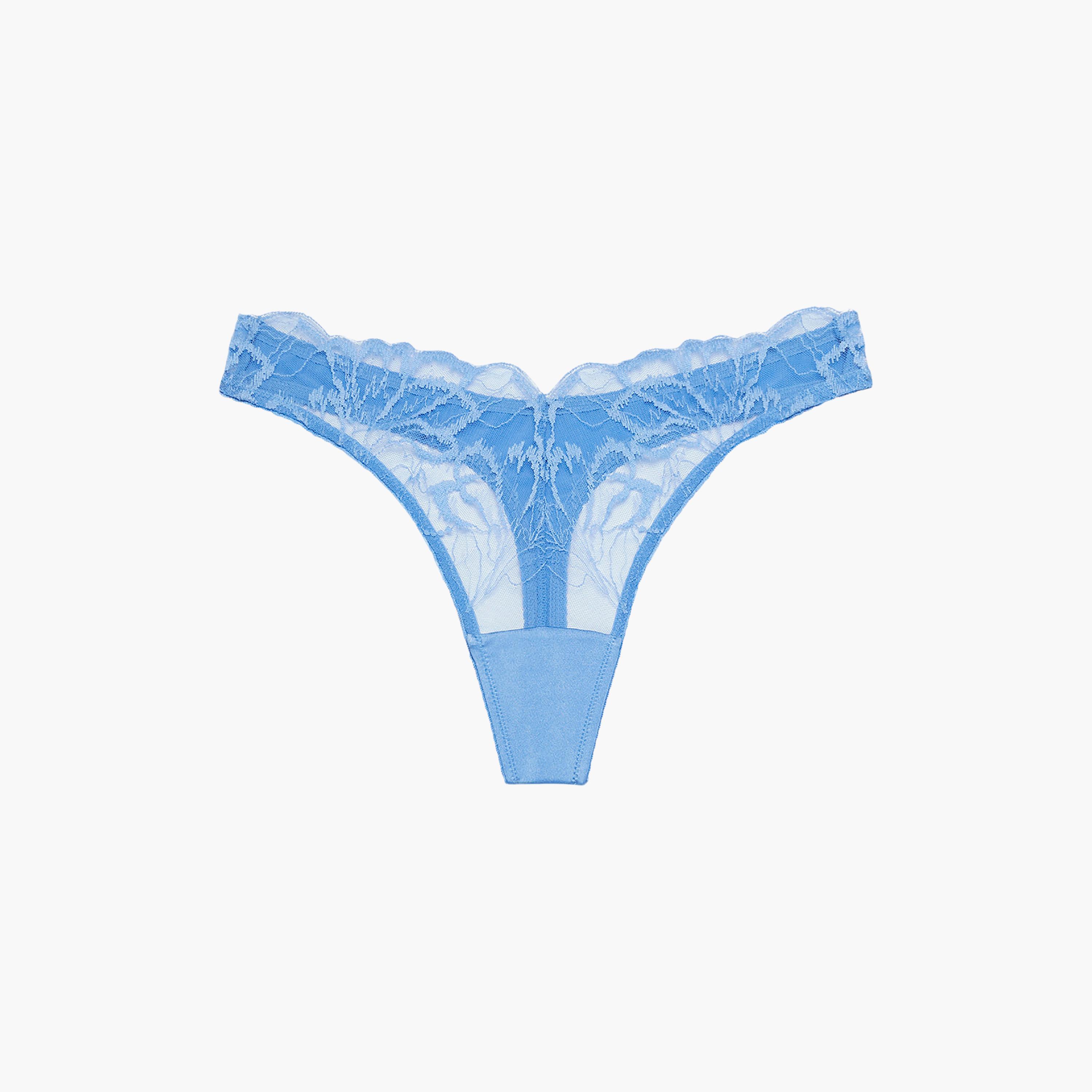 La Senza Diva Lush Lace Low Coverage Women's Thong Panty-women-clothing-lingerie-panties-image-3
