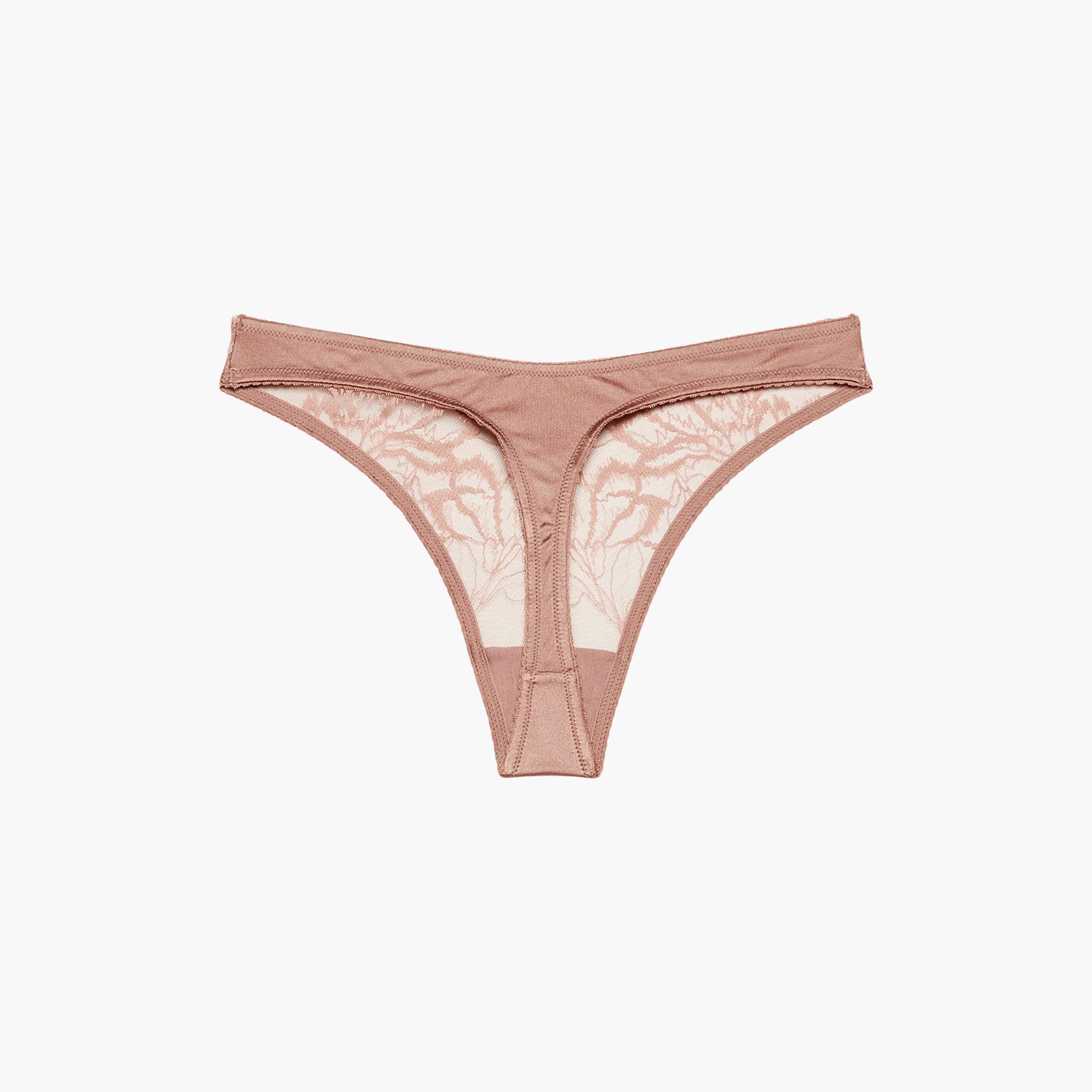 La Senza Diva Lush Lace Low Coverage Women's Thong Panty-women-clothing-lingerie-panties-image-4