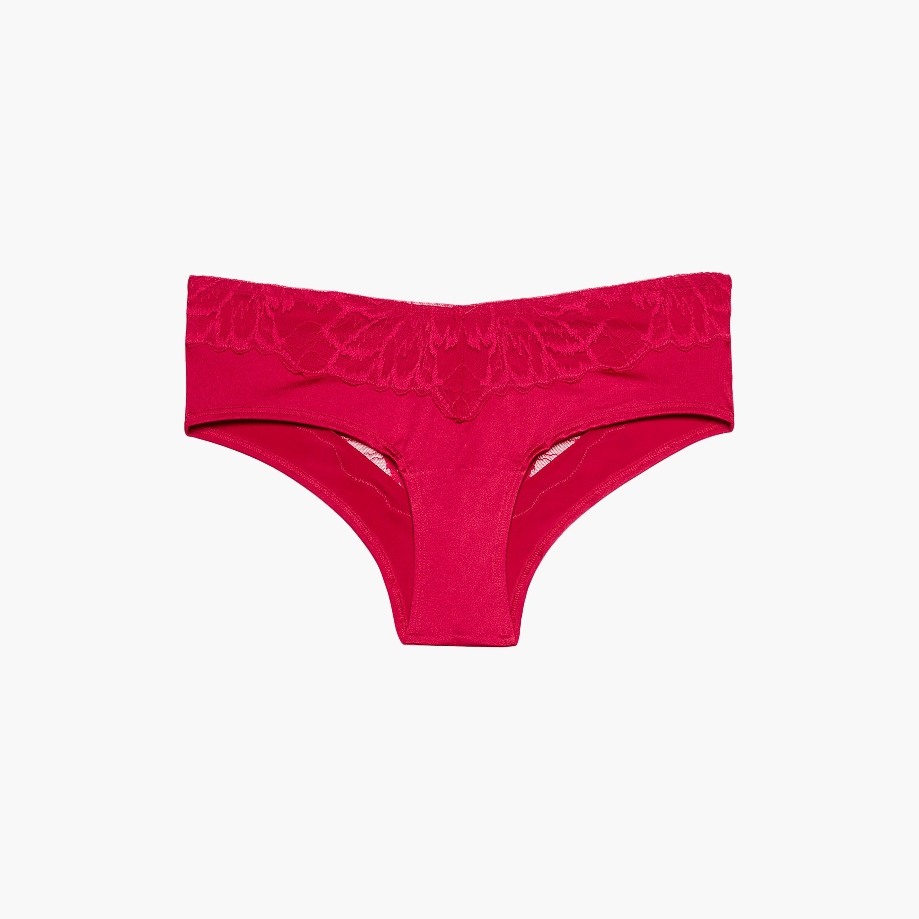 La Senza Diva Lace Medium Coverage Women's Cheeky Panty-women-clothing-lingerie-panties-image-4