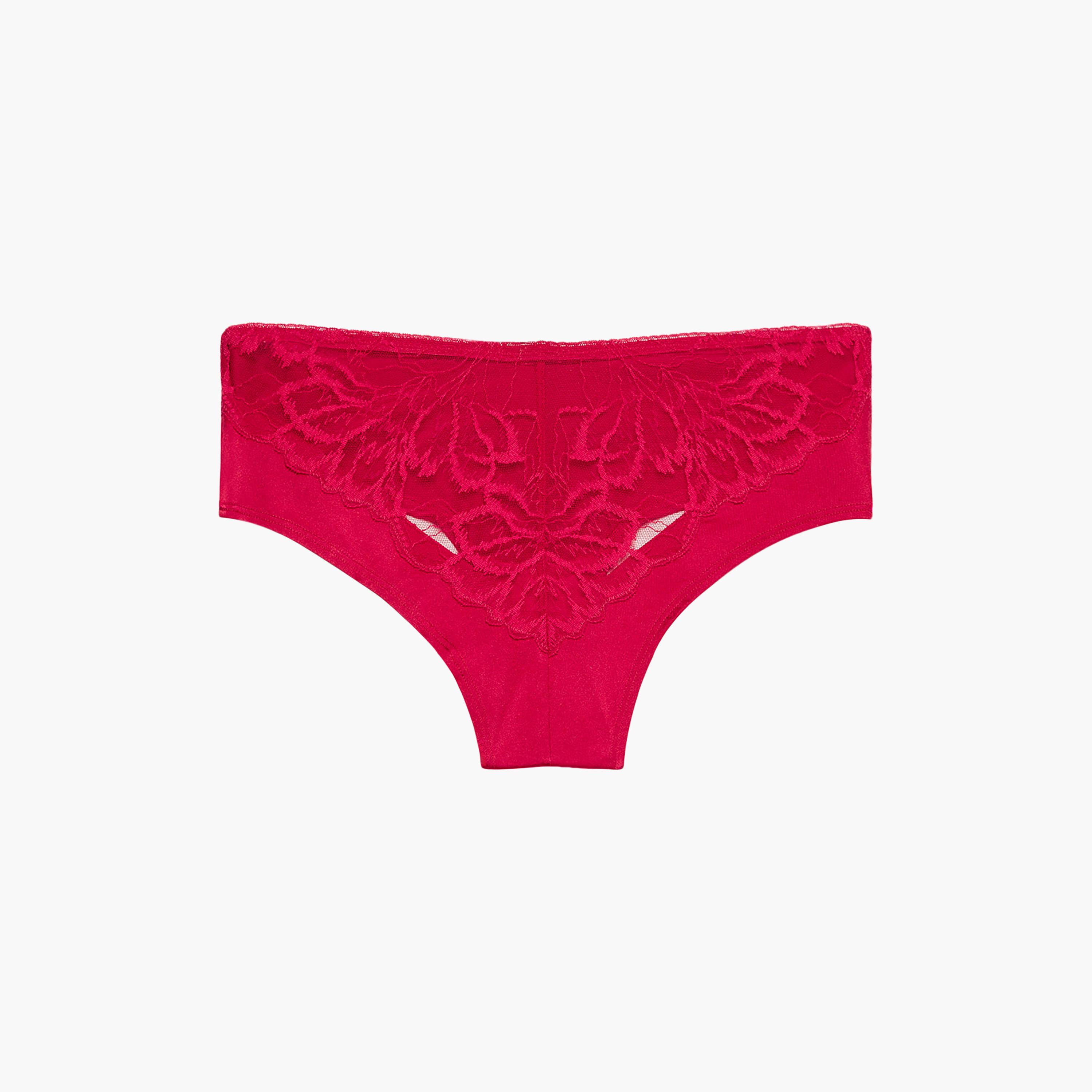 La Senza Diva Lace Medium Coverage Women's Cheeky Panty-women-clothing-lingerie-panties-image-5