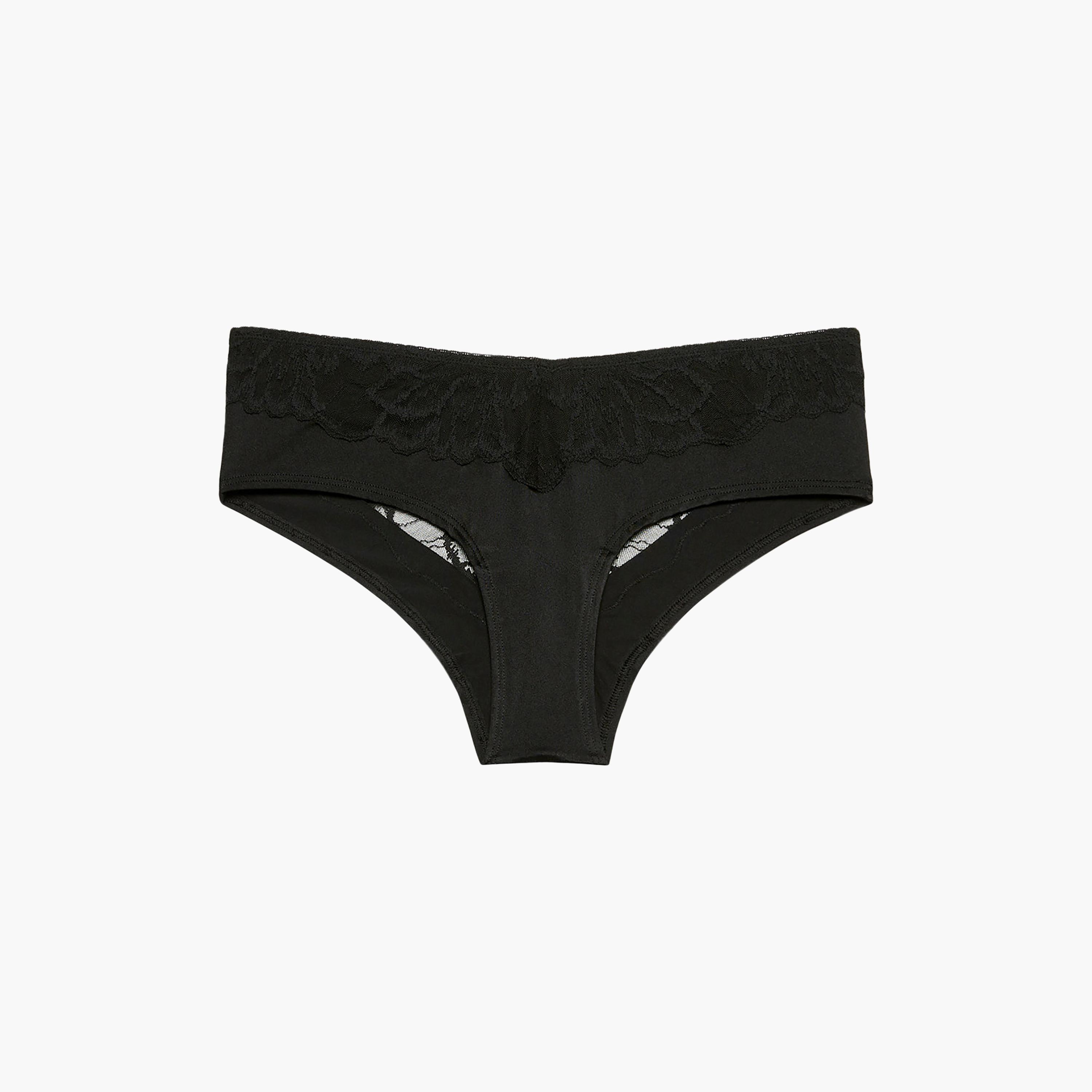 La Senza Diva Lace Medium Coverage Women's Cheeky Panty-women-clothing-lingerie-panties-image-4