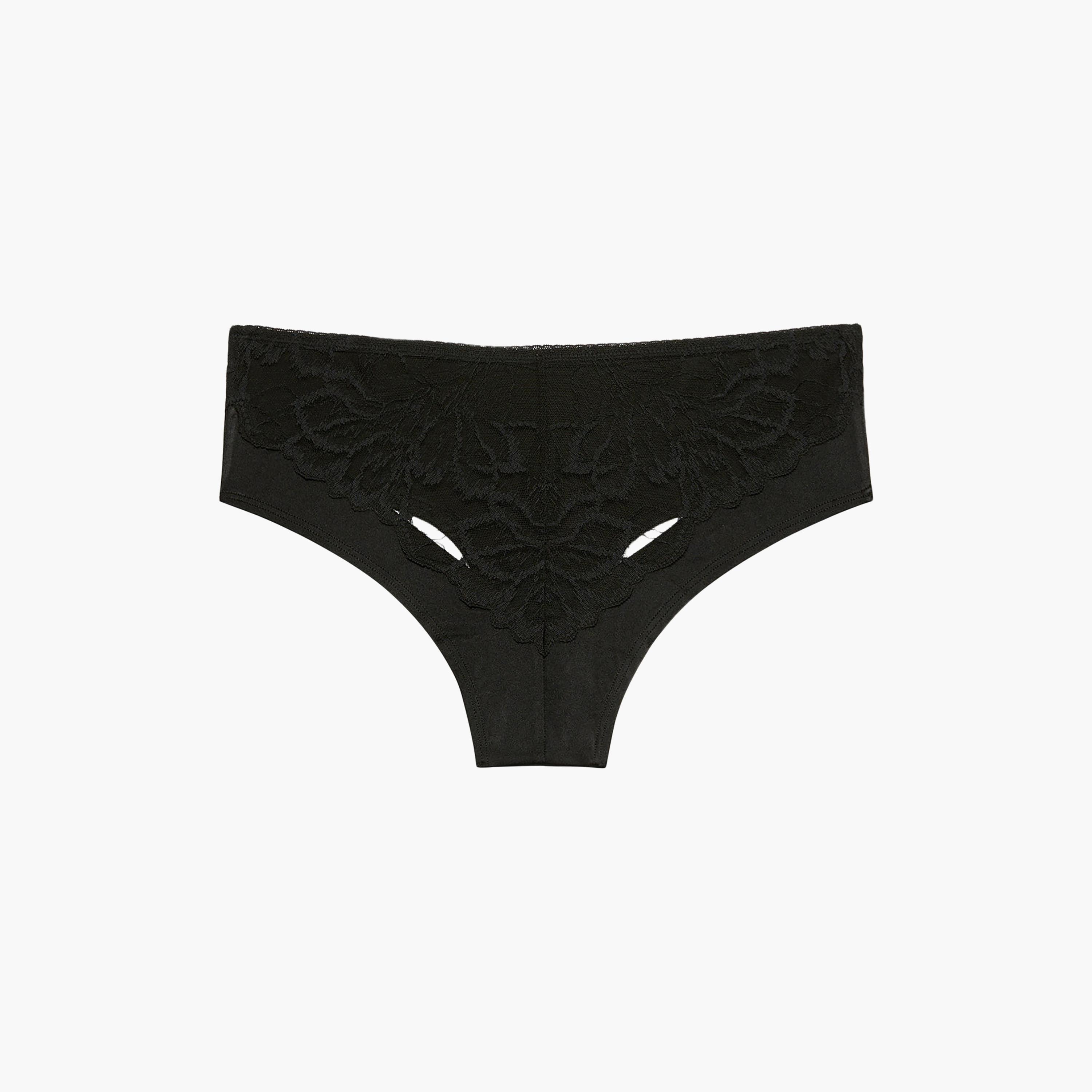 La Senza Diva Lace Medium Coverage Women's Cheeky Panty-women-clothing-lingerie-panties-image-5
