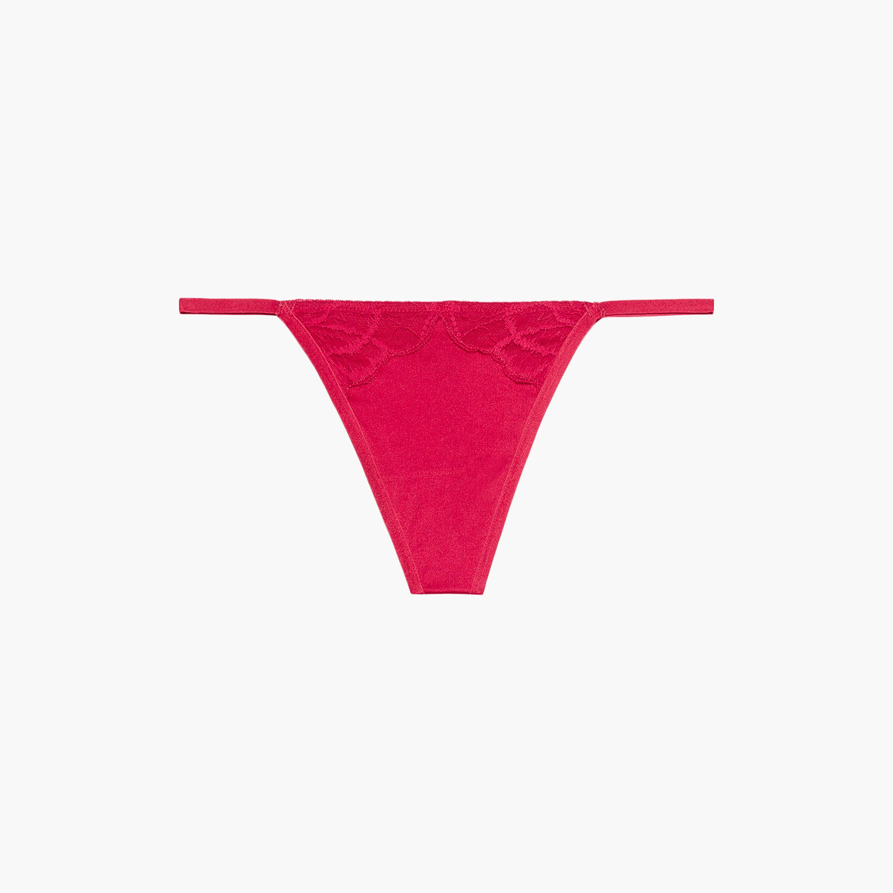 La Senza Diva Lace Low Coverage Women's G-String Panty-women-clothing-lingerie-panties-image-2