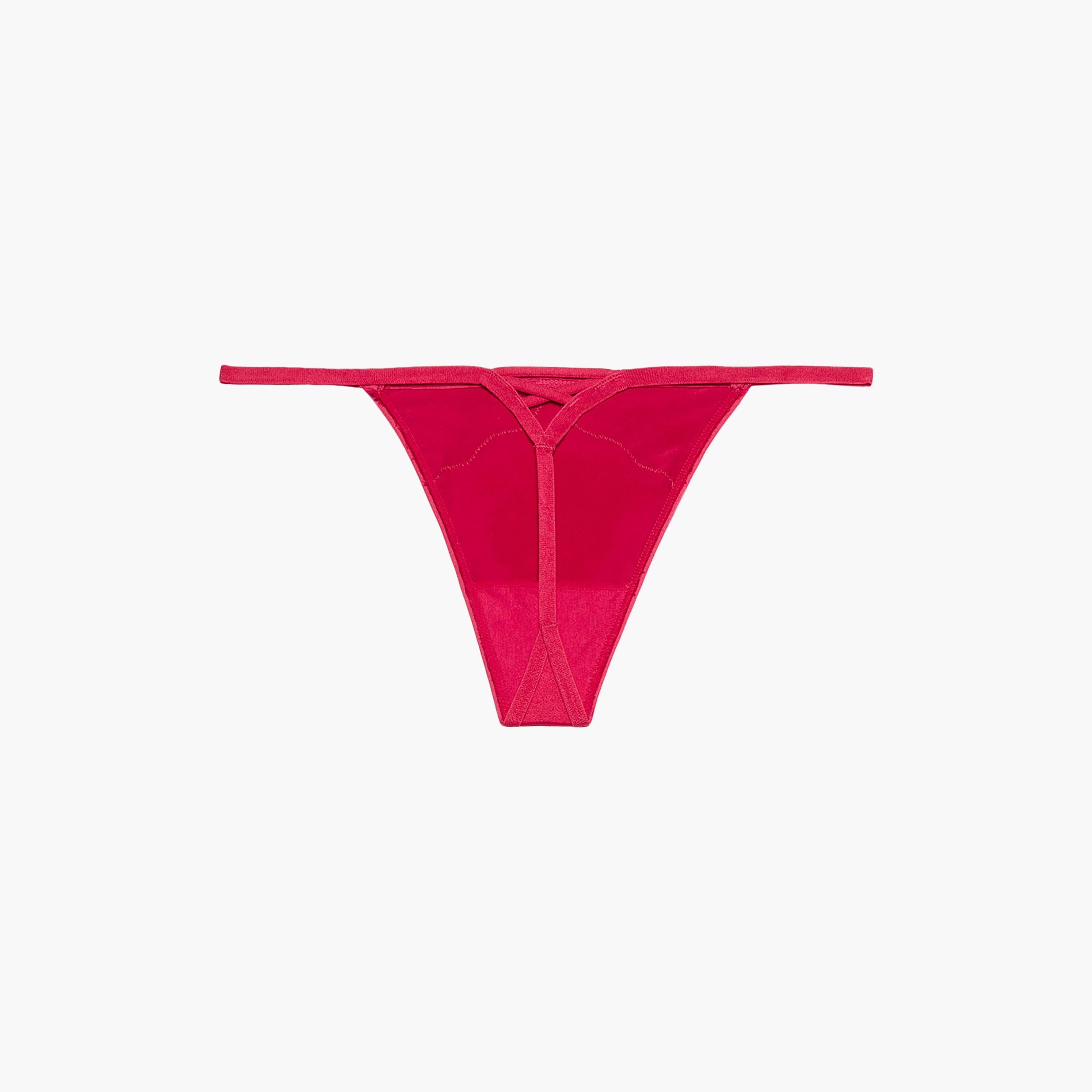 La Senza Diva Lace Low Coverage Women's G-String Panty-women-clothing-lingerie-panties-image-3